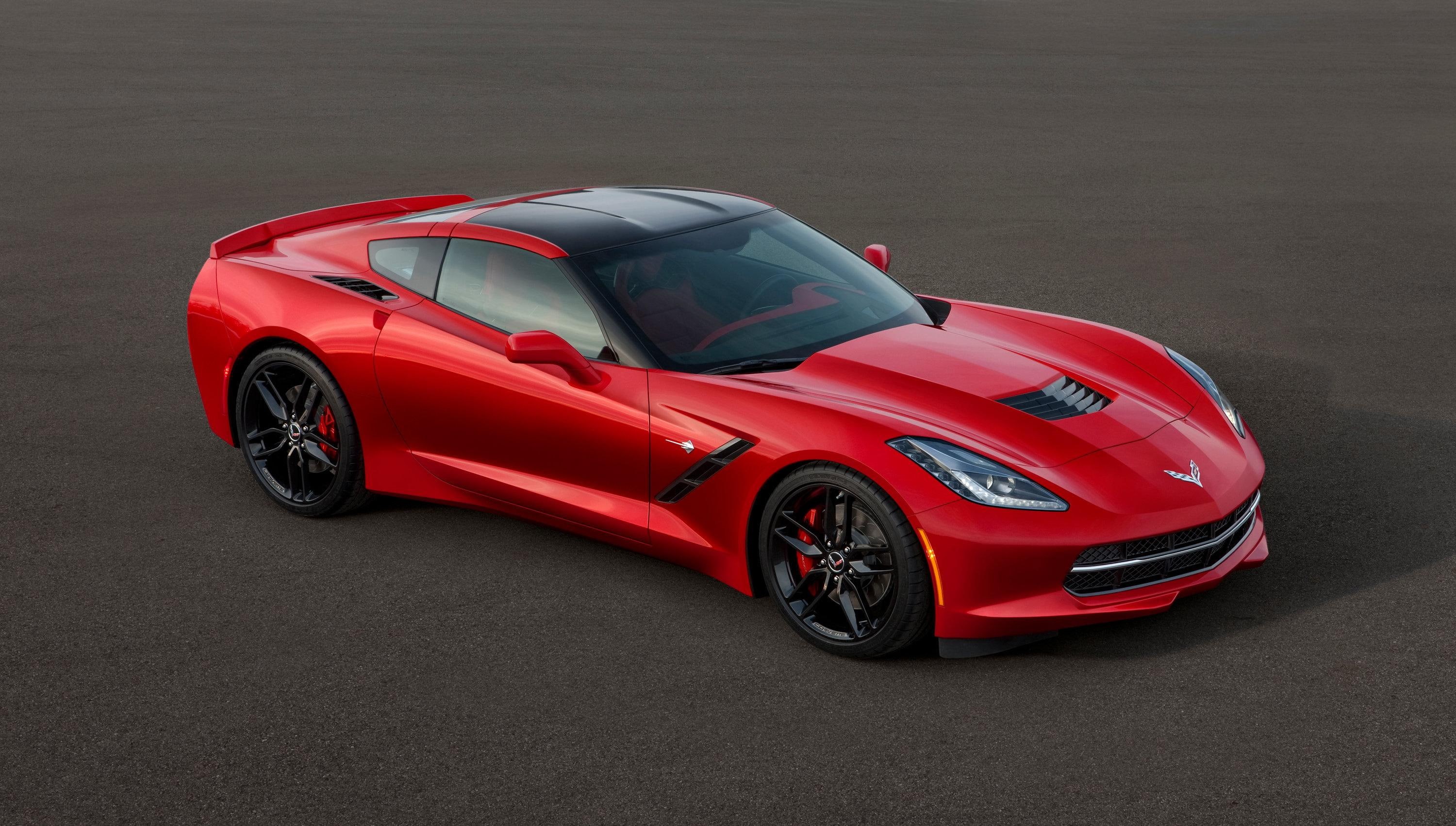 chevrolet corvette 2014, corvette 2014, corvette, 2K, chevrolet, photo, red, cars, HD Wallpaper