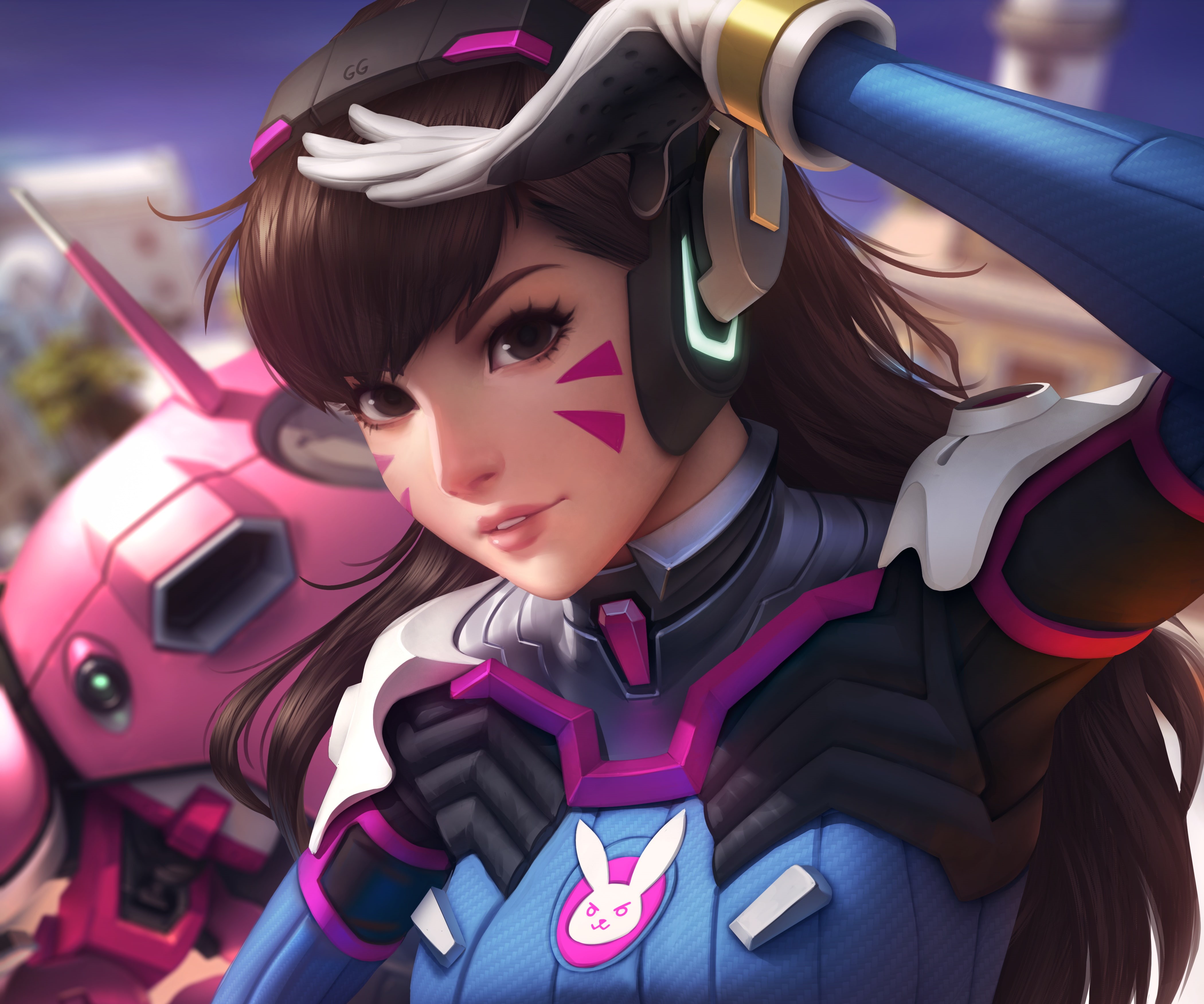 4K, 4K, Overwatch, DVa, HD Wallpaper