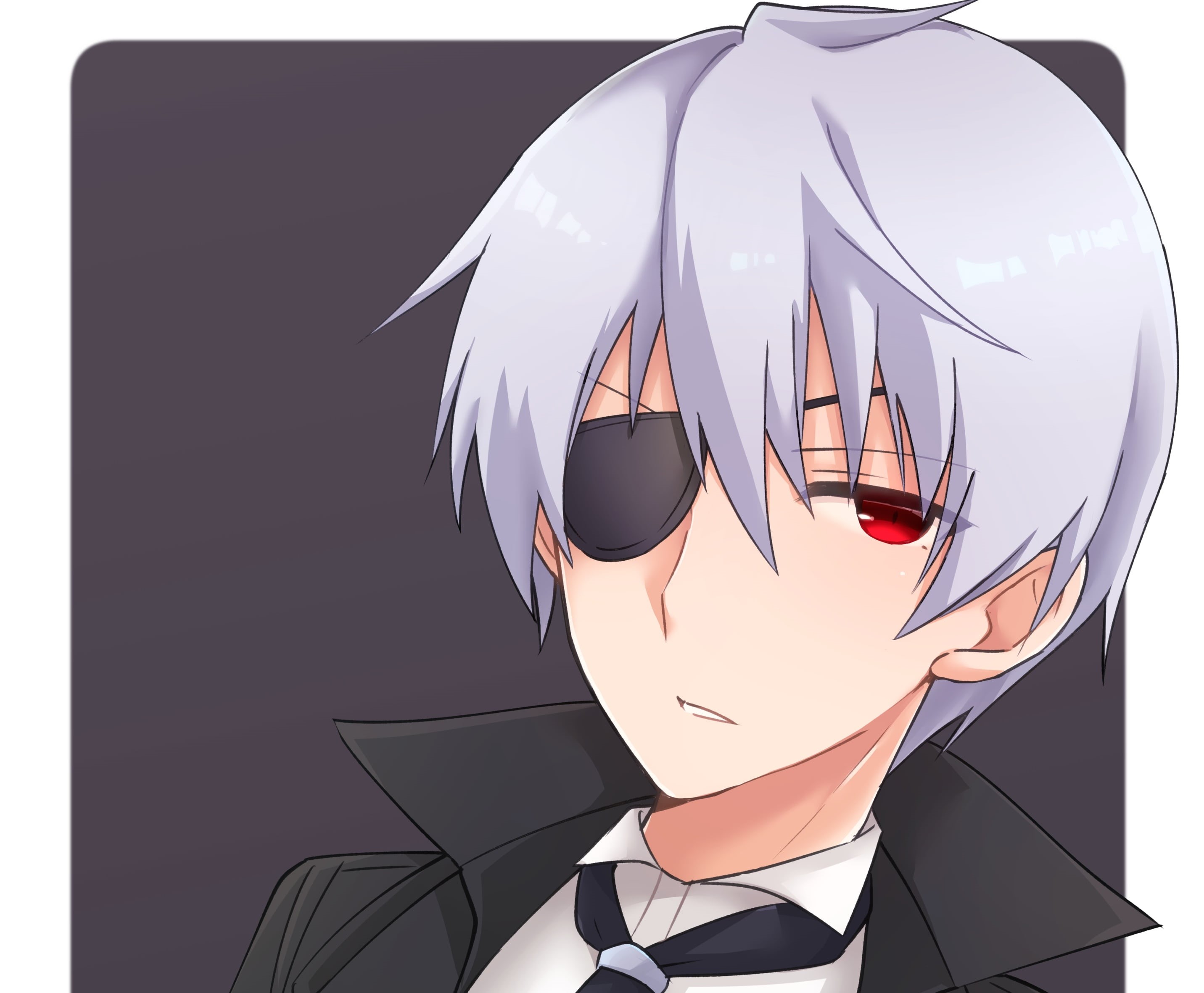Arifureta Shokugyou de Sekai Saikyo, Anime, 2K, Eye Patch, Red Eyes, Arifureta Shokugyou de Sekai Saikyou, White Hair, Boy, Arifureta, Hajime Nagumo, HD Wallpaper