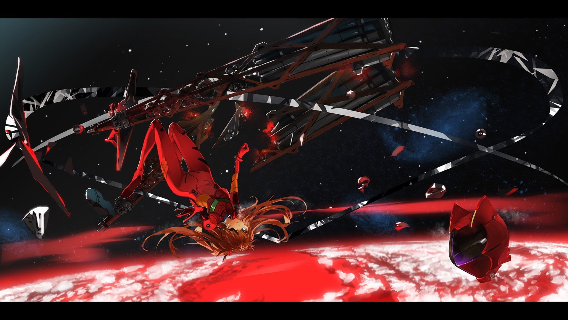 1080P, Asuka Langley Soryu, Neon Genesis Evangelion, HD Wallpaper