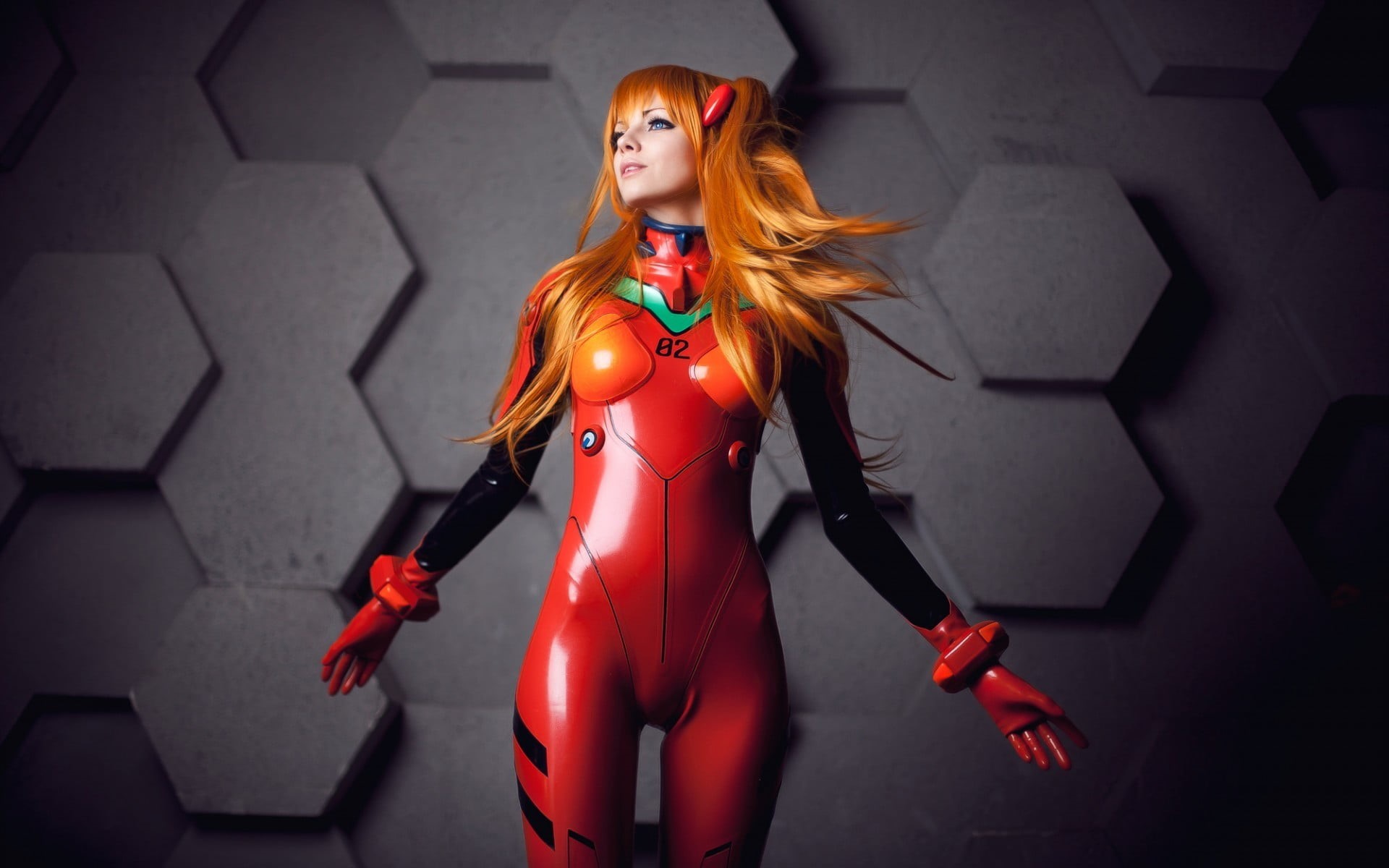 Frosel, strength, females, jumpsuit, characters, Asuka Langley Soryu, toy, vancouver - Canada, cosplay, latex, one Person, beautiful, fashion, evangeleon, HD Wallpaper
