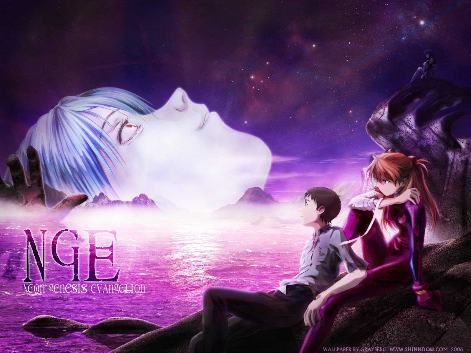 720P, end, evangelion, neon, genesis, HD Wallpaper