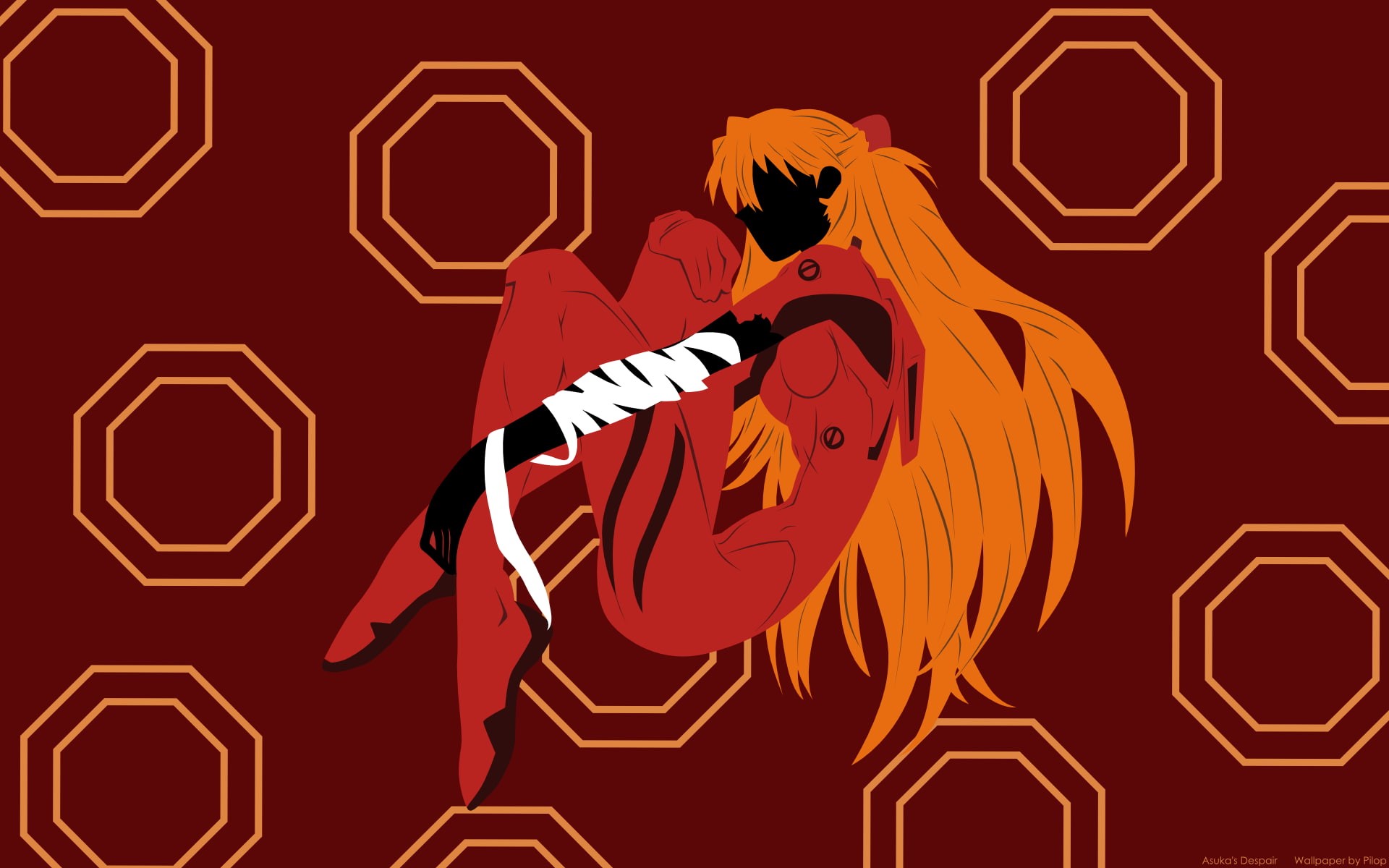 evangelion, langley, genesis, neon, asuka, soryu, end, 1080P, HD Wallpaper