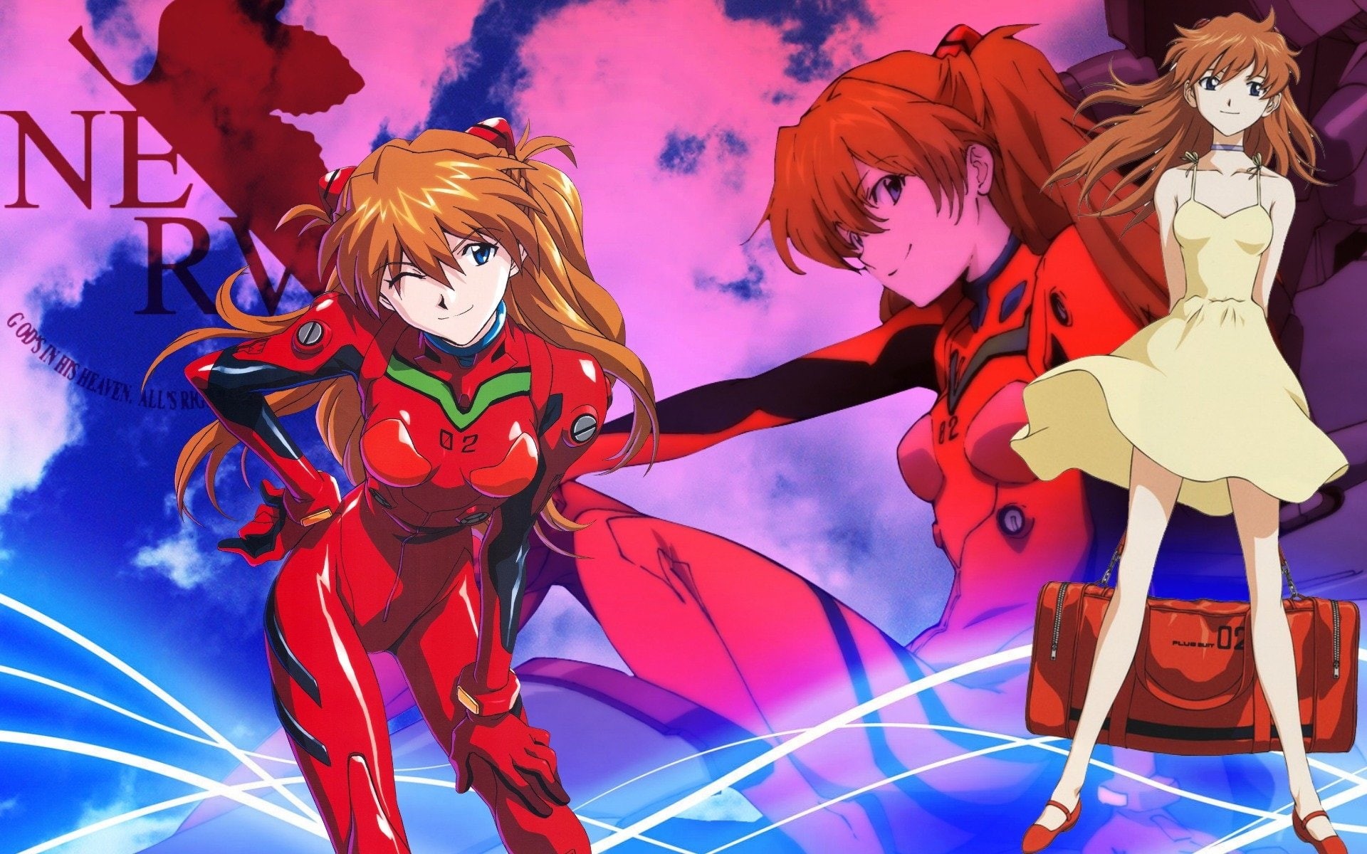Neon Genesis Evangelion, Evangelion, Asuka Langley Sohryu, 1080P, HD Wallpaper