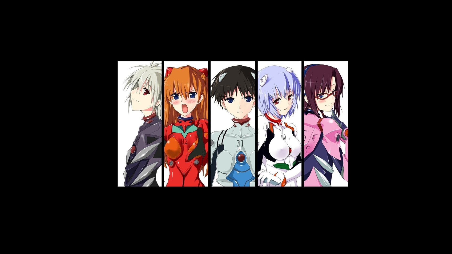 Mari Makinami Illustrious, Neon Genesis Evangelion, Evangelion, Kaworu Nagisa, 1080P, Shinji Ikari, Rei Ayanami, Asuka Langley Sohryu, HD Wallpaper