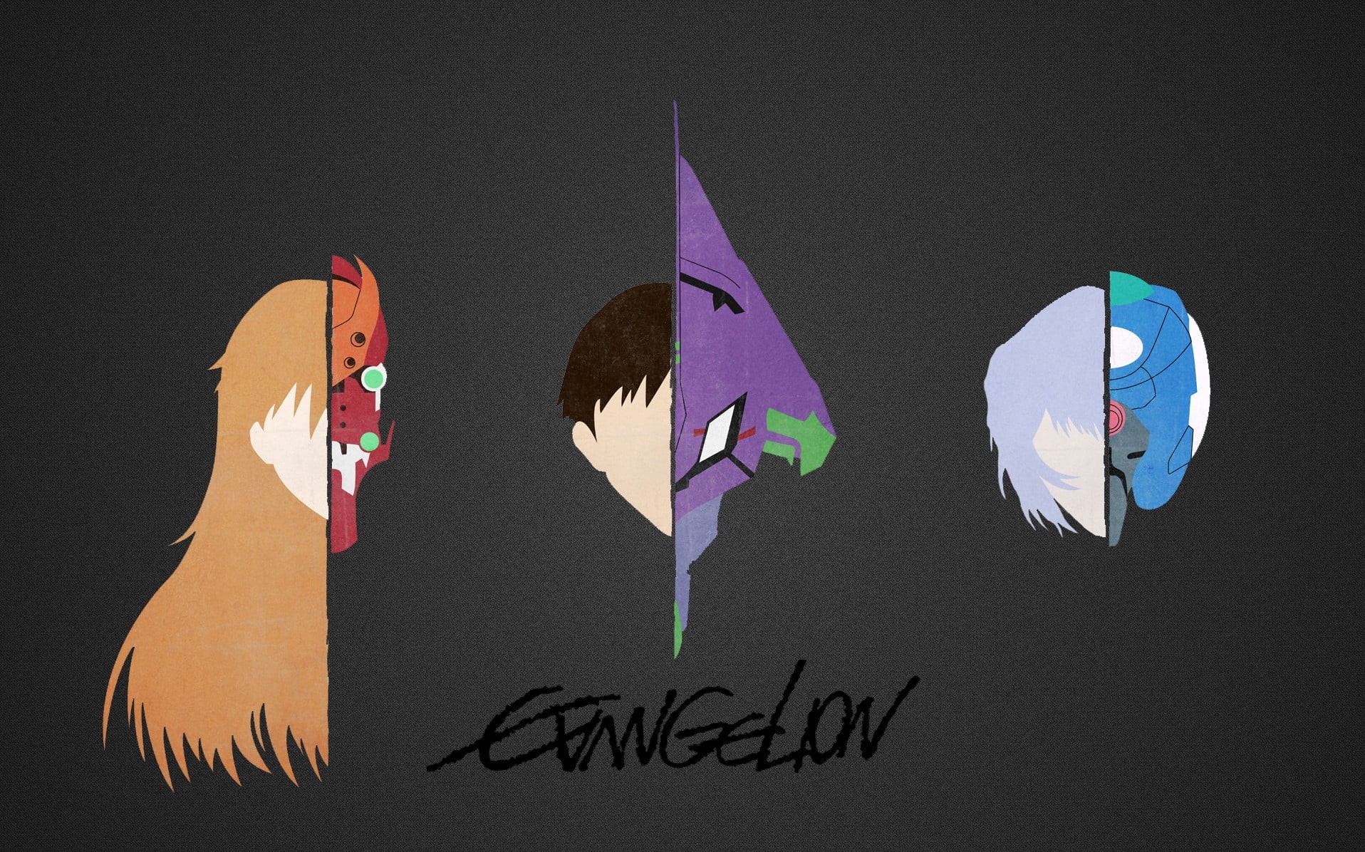 720P, Ikari Shinji, communication, no people, Neon Genesis Evangelion, artwork, multi colored, studio shot, creativity, nature, paper, still life, anime, HD Wallpaper