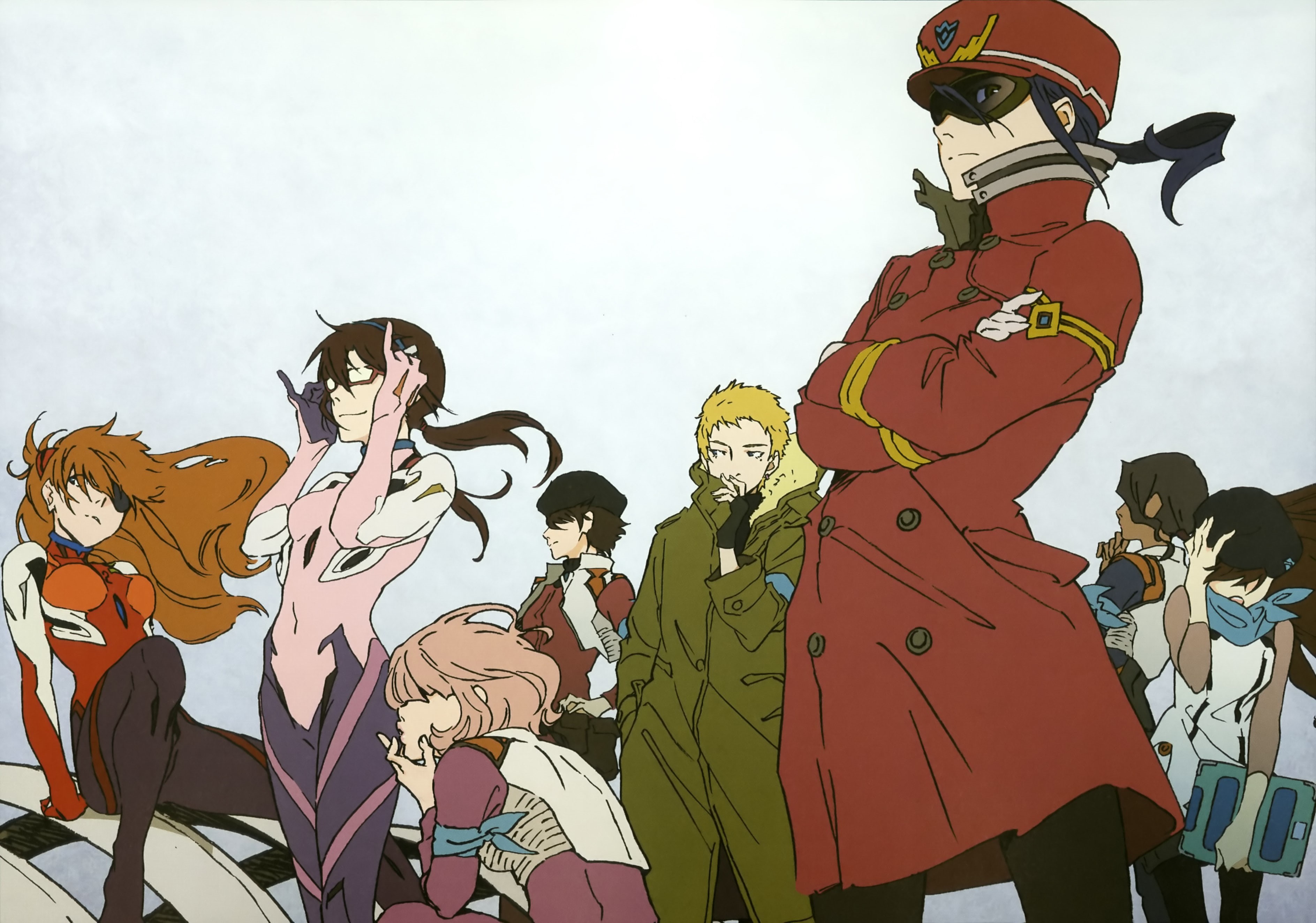 Asuka Langley Soryu, Makinami Mari, Evangelion:3.0, 2K, Ritsuko Akagi, Katsuragi Misato, Neon Genesis Evangelion, anime girls, HD Wallpaper