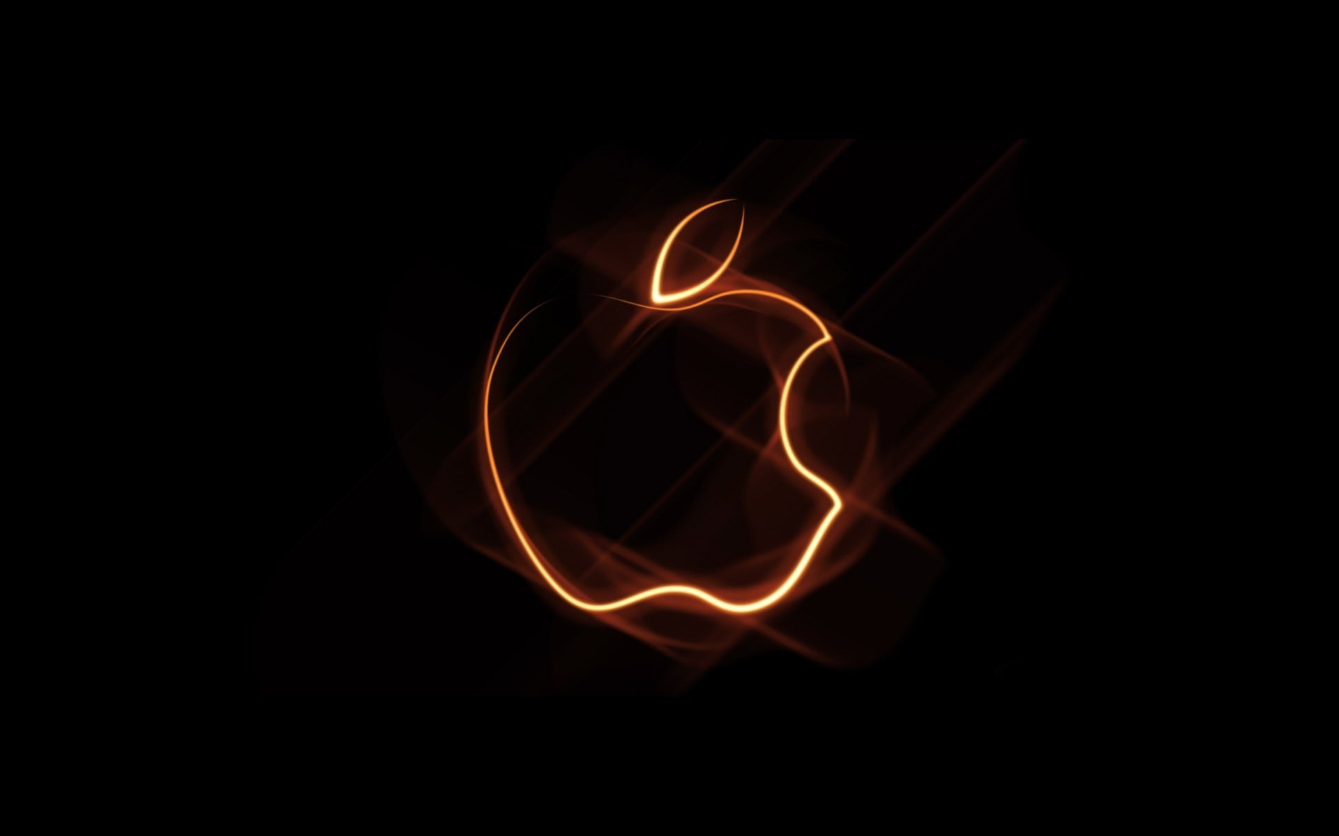 lighting equipment, light, copy space, motion, fire - natural phenomenon, black background, 1080P, Apple Inc., no people, fire, indoors, night, studio shot, HD Wallpaper