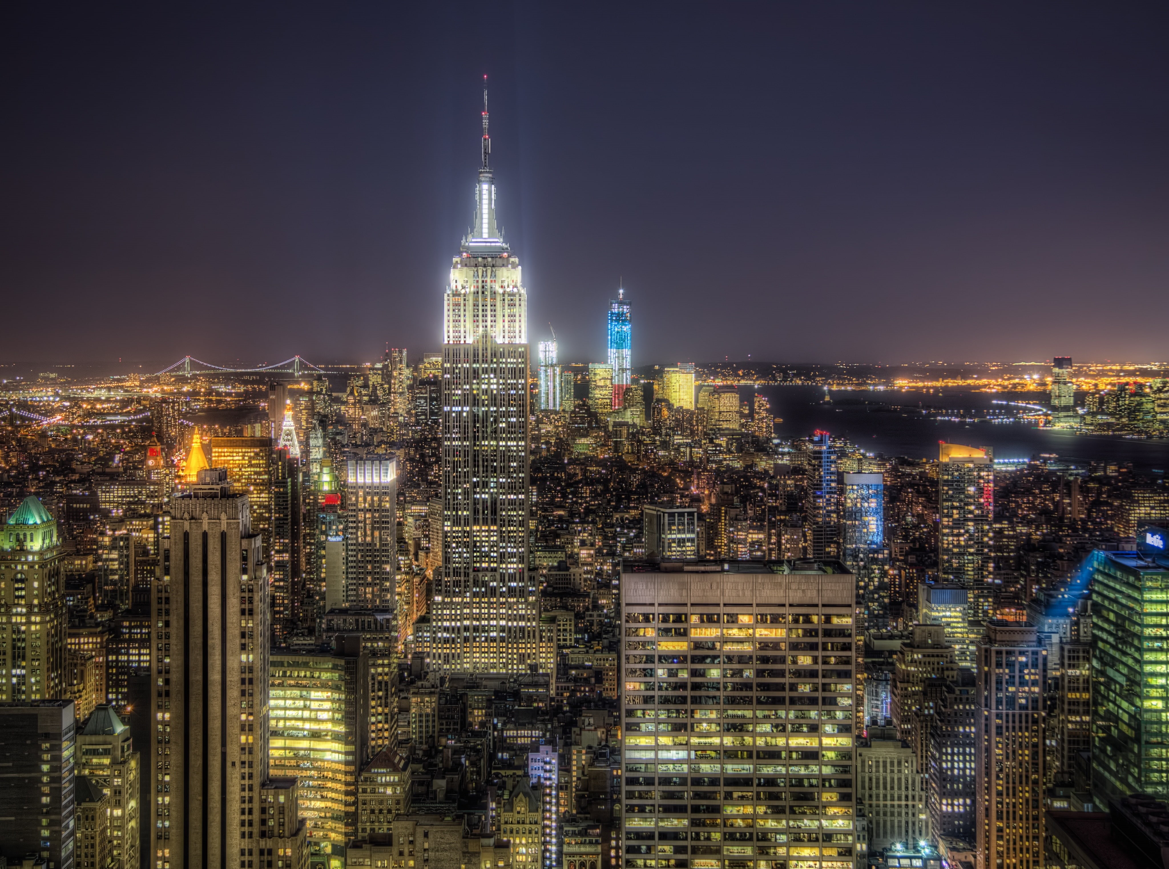 built structure, travel destinations, no people, building exterior, office building exterior, theaterdistrict, unitedstates, tourism, ny, Dark, empirestatebuilding, HD Wallpaper