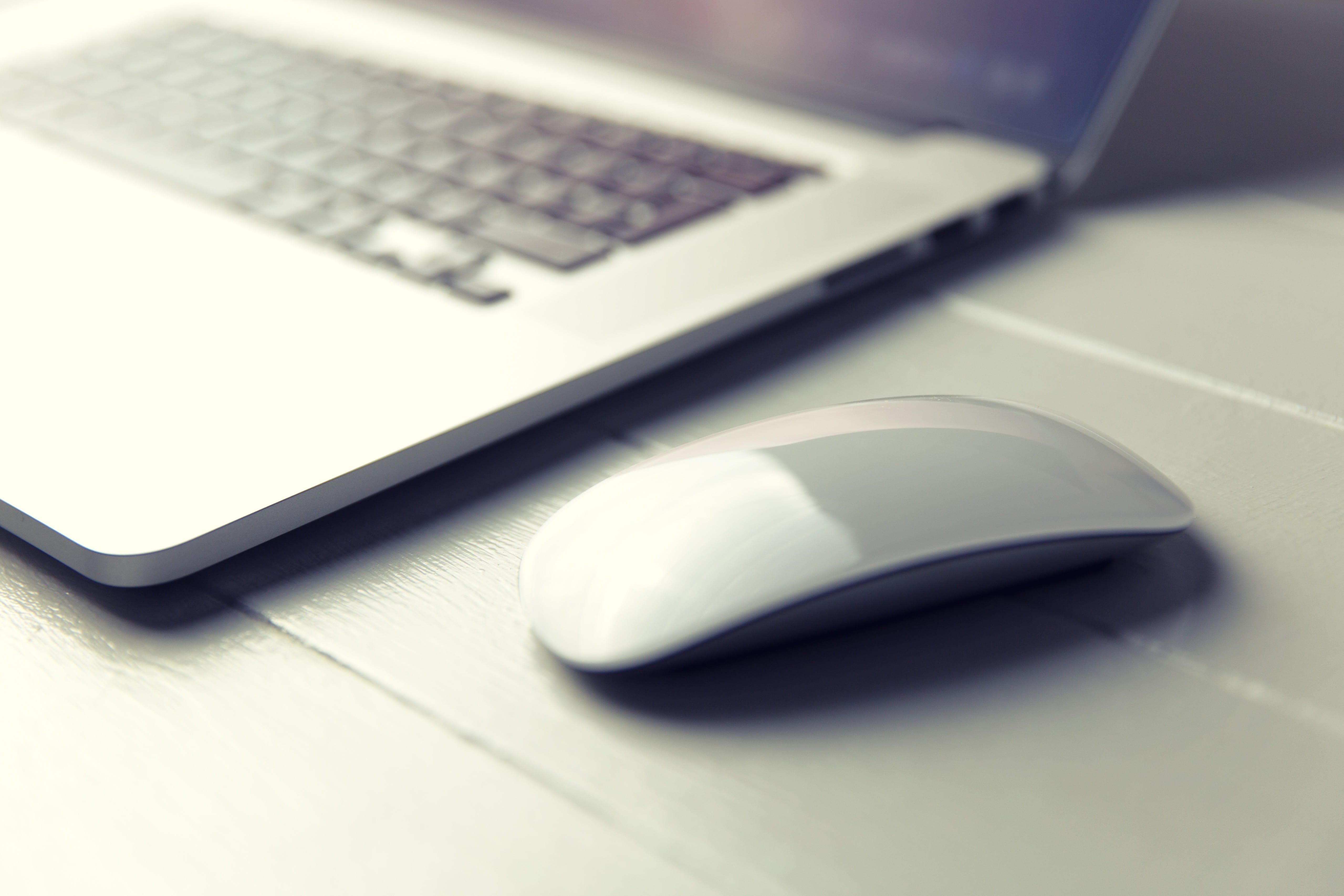 office, equipment, business, light, keyboard, white, keypad, selective focus, pro, electrical equipment, computer Keyboard, Macbook Pro, light on, wood, HD Wallpaper