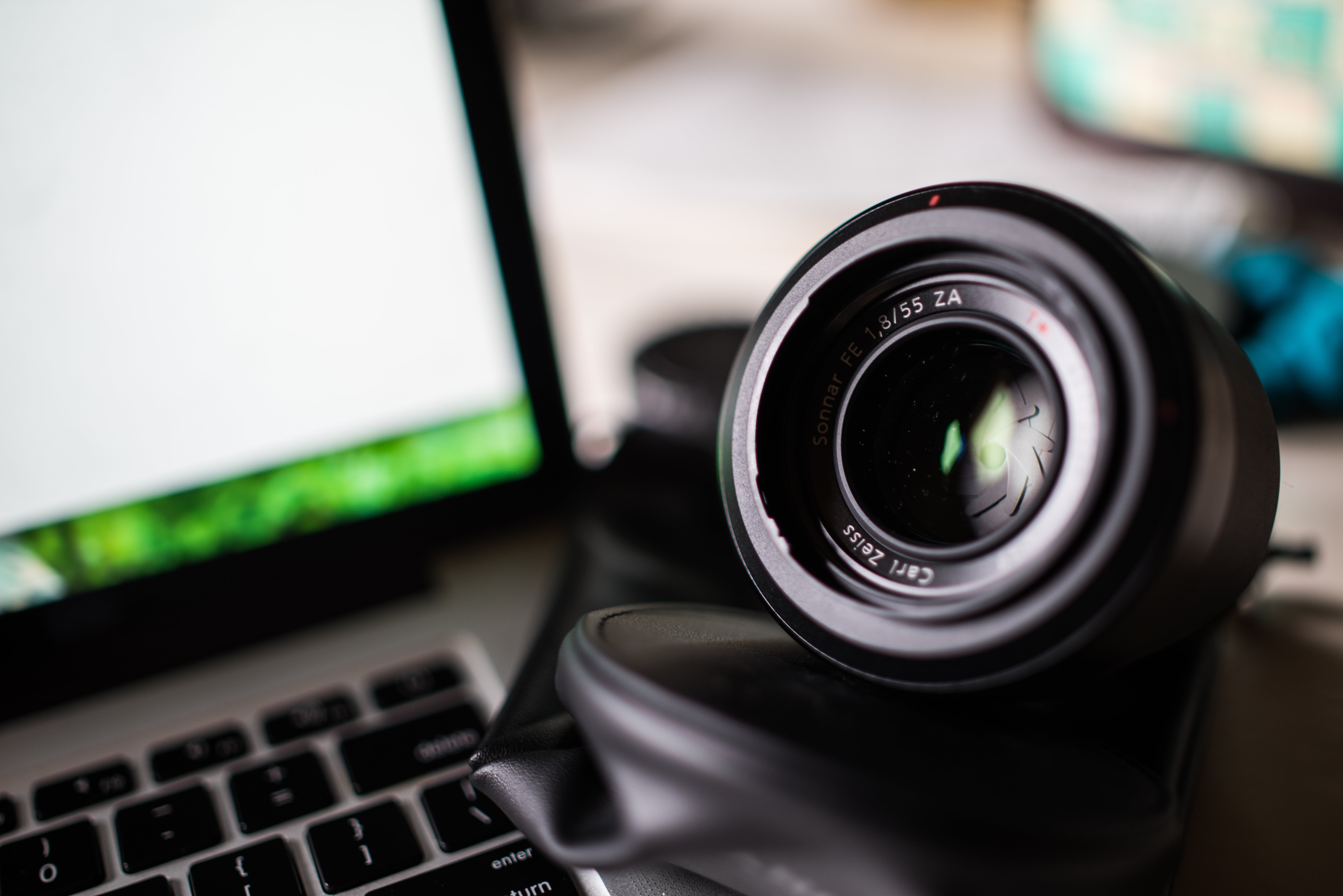 indoors, computer keyboard, close-up, modern, photography, 5K, sony, camera, no people, computer equipment, camera - photographic equipment, computer, HD Wallpaper