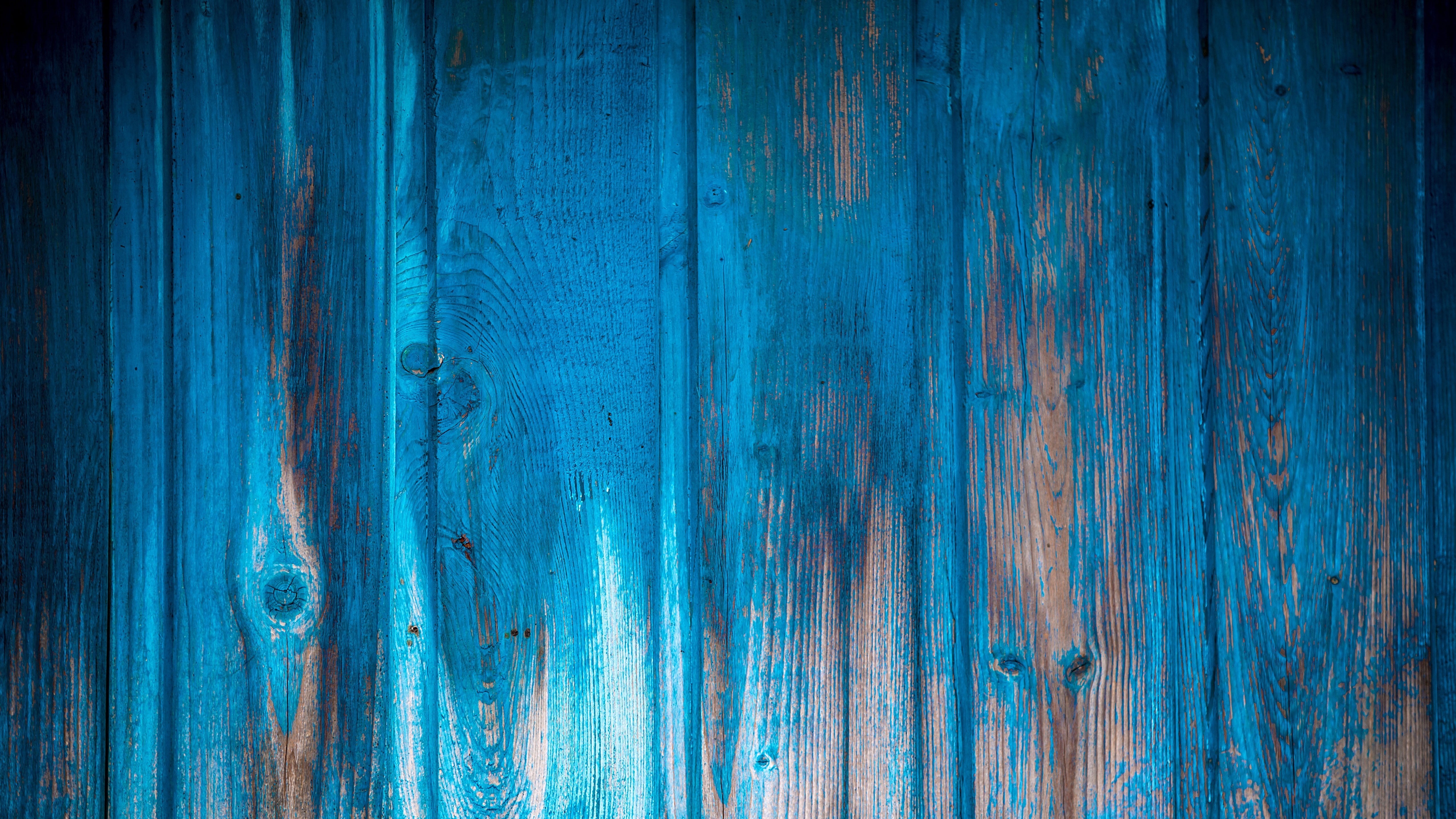 wood, blue, wooden slats, 5K, HD Wallpaper
