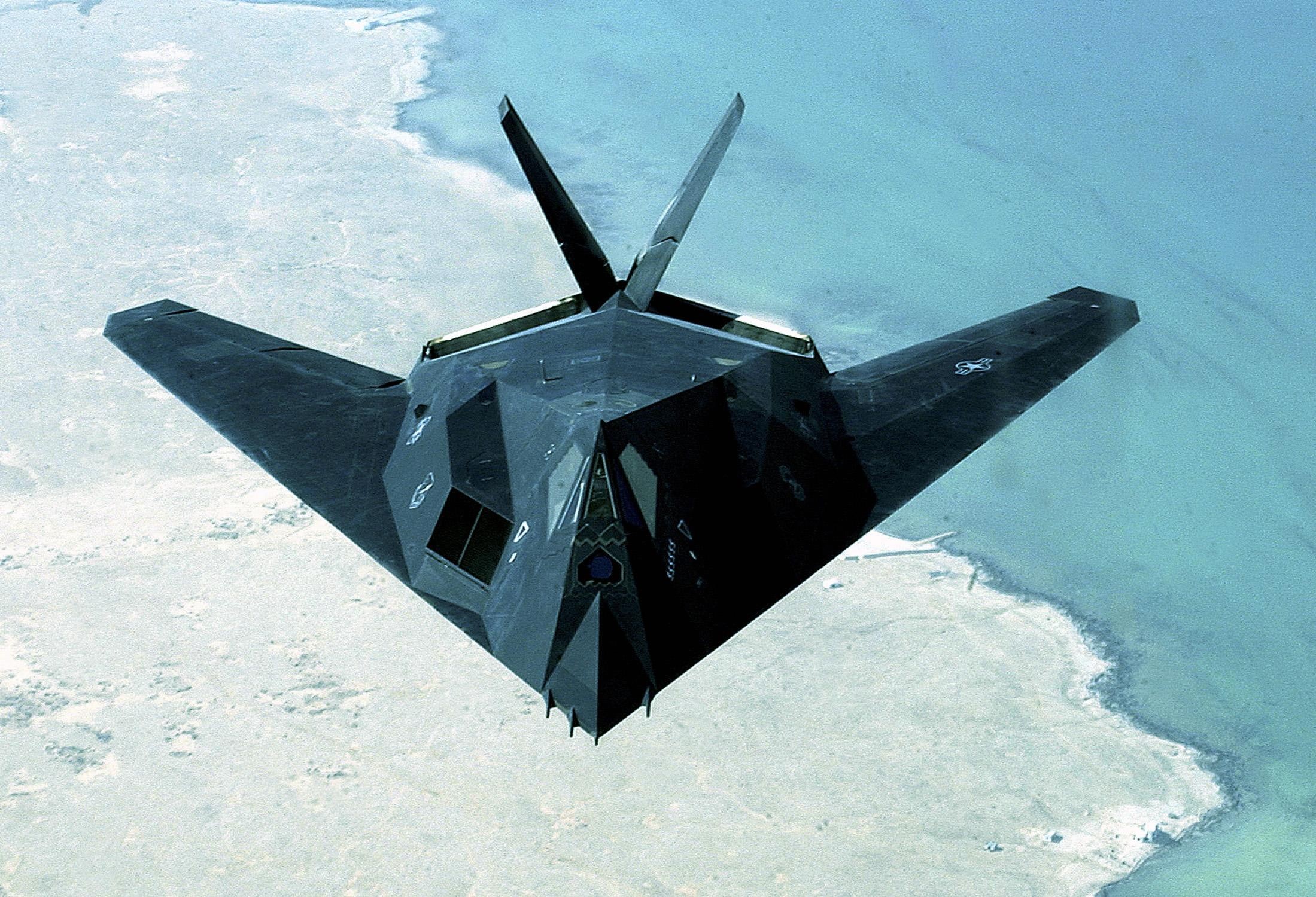 f-117 nighthawk, nighthawk, f-117, f, aircraft planes, persian, f117, gulf, flying, 1080P, HD Wallpaper