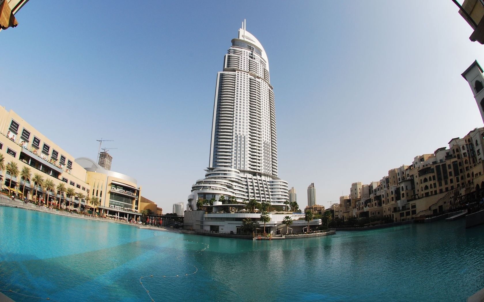 city Life, sea, travel, clear sky, white, water, luxury, apartment, buildings, jumeirah, concrete, built Structure, waterfront, uae, dubai, persian Gulf Countries, HD Wallpaper