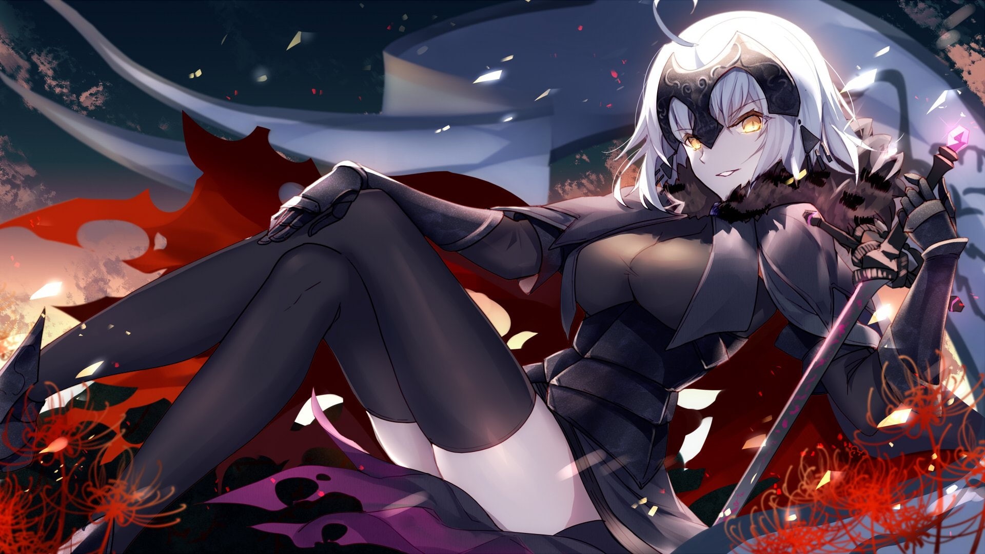 1080P, Fate/Grand Order, Avenger (Fate/Grand Order), Jeanne dArc Alter, Fate Series, HD Wallpaper