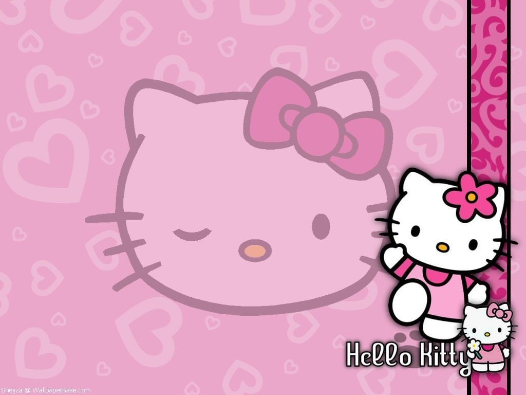 hello kitty, kitten, kitty, 480P, cute, pink, HD Wallpaper