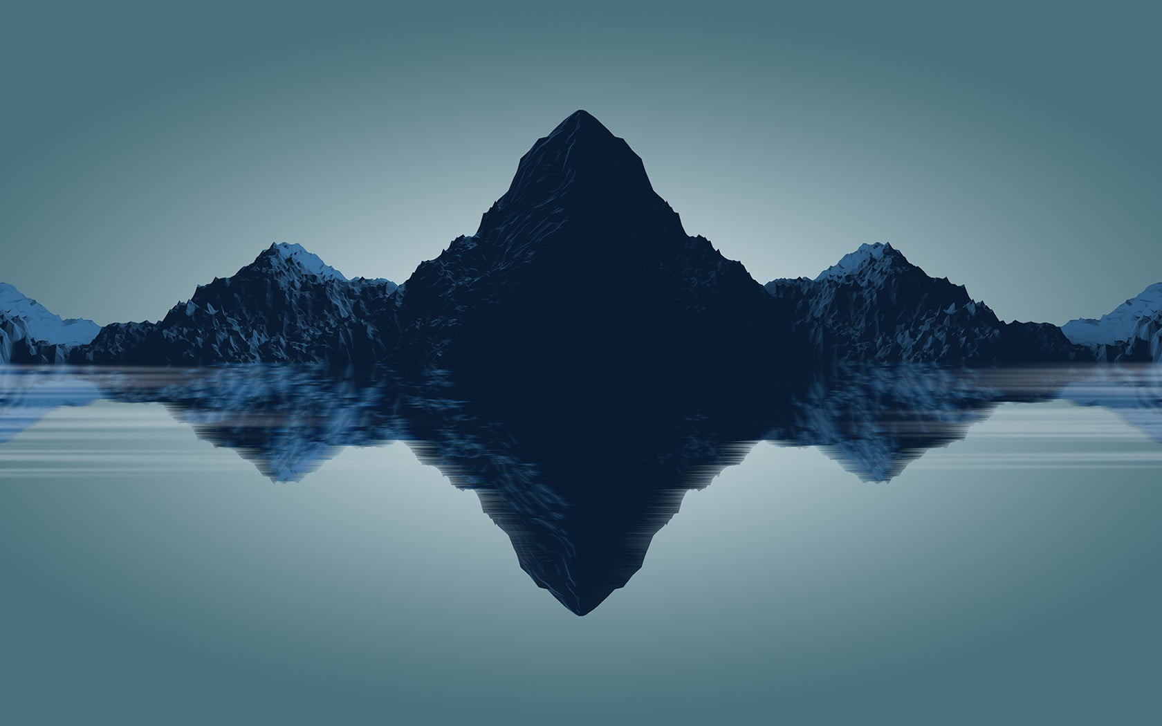 water, landscape, photography, mountains, reflection, non-urban scene, clear sky, sky, tranquil scene, nature, symmetry, tranquility, copy space, range, HD Wallpaper