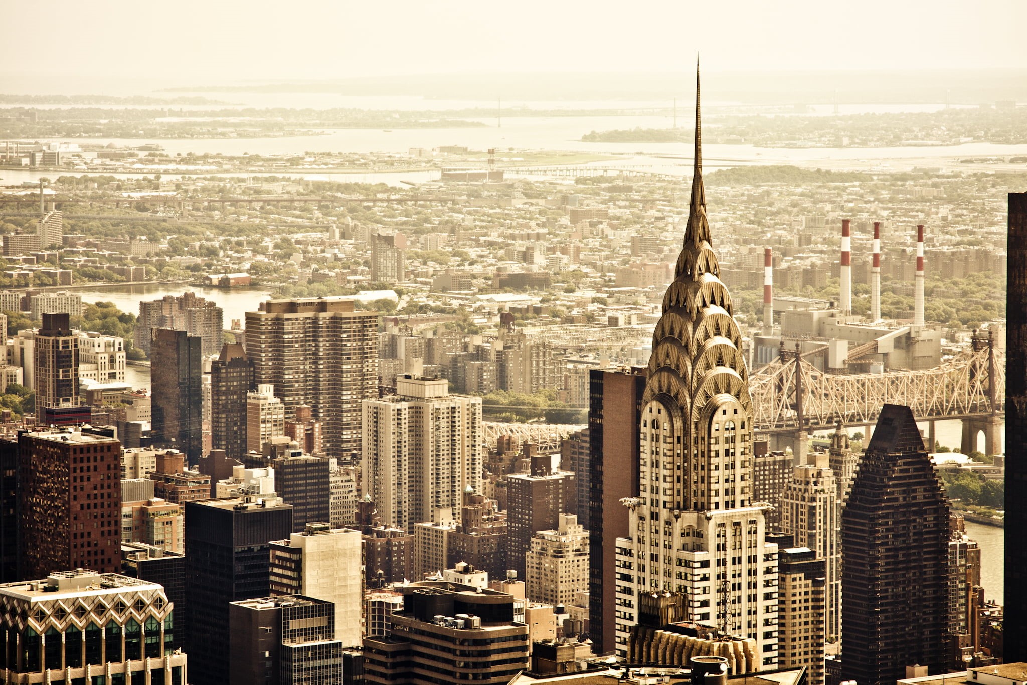 urban Scene, sunset, rockefeller Center, city Life, 1080P, crowd, architecture, the city, building Exterior, manhattan - New York City, building, urban Skyline, HD Wallpaper