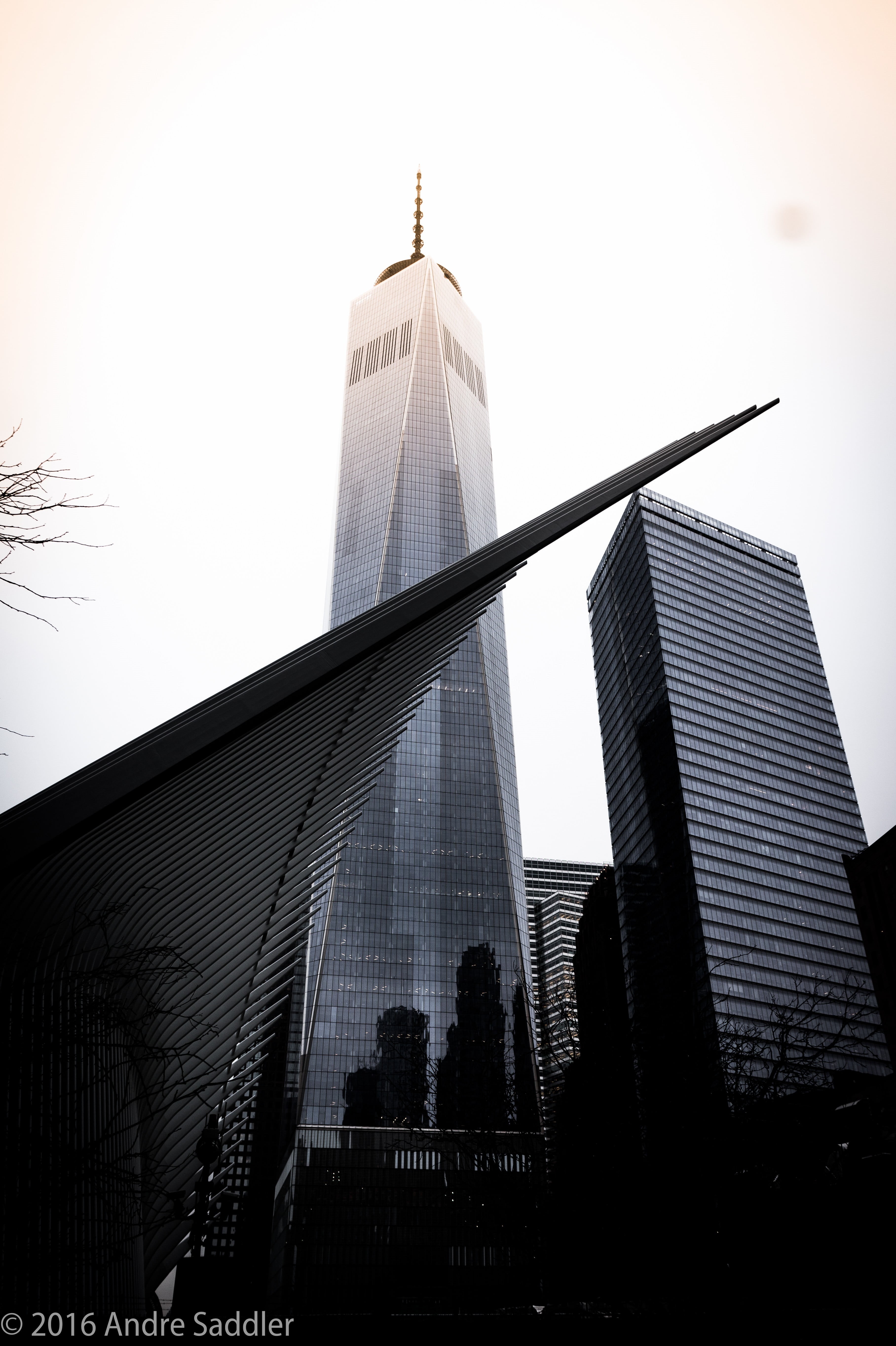 no people, steel, spire, One World Trade Center, nature, travel, outdoors, tower, building exterior, center, cityscape, architecture, trade, religion, office building exterior, Phone HD Wallpaper