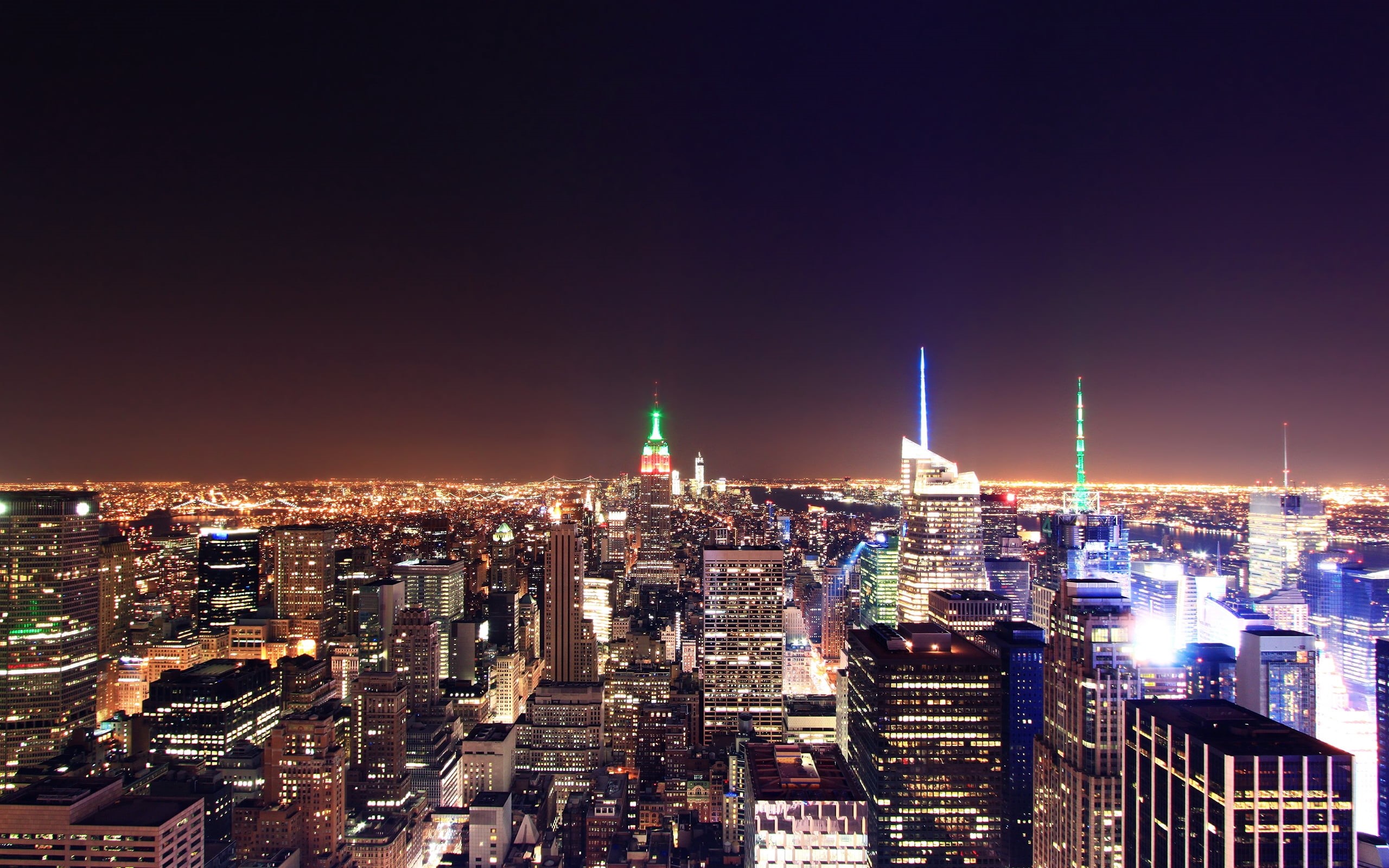 freedom Tower - New York, midtown Manhattan, building Exterior, uSA, world Trade Center - Manhattan, high, office building exterior, dusk, architecture, HD Wallpaper