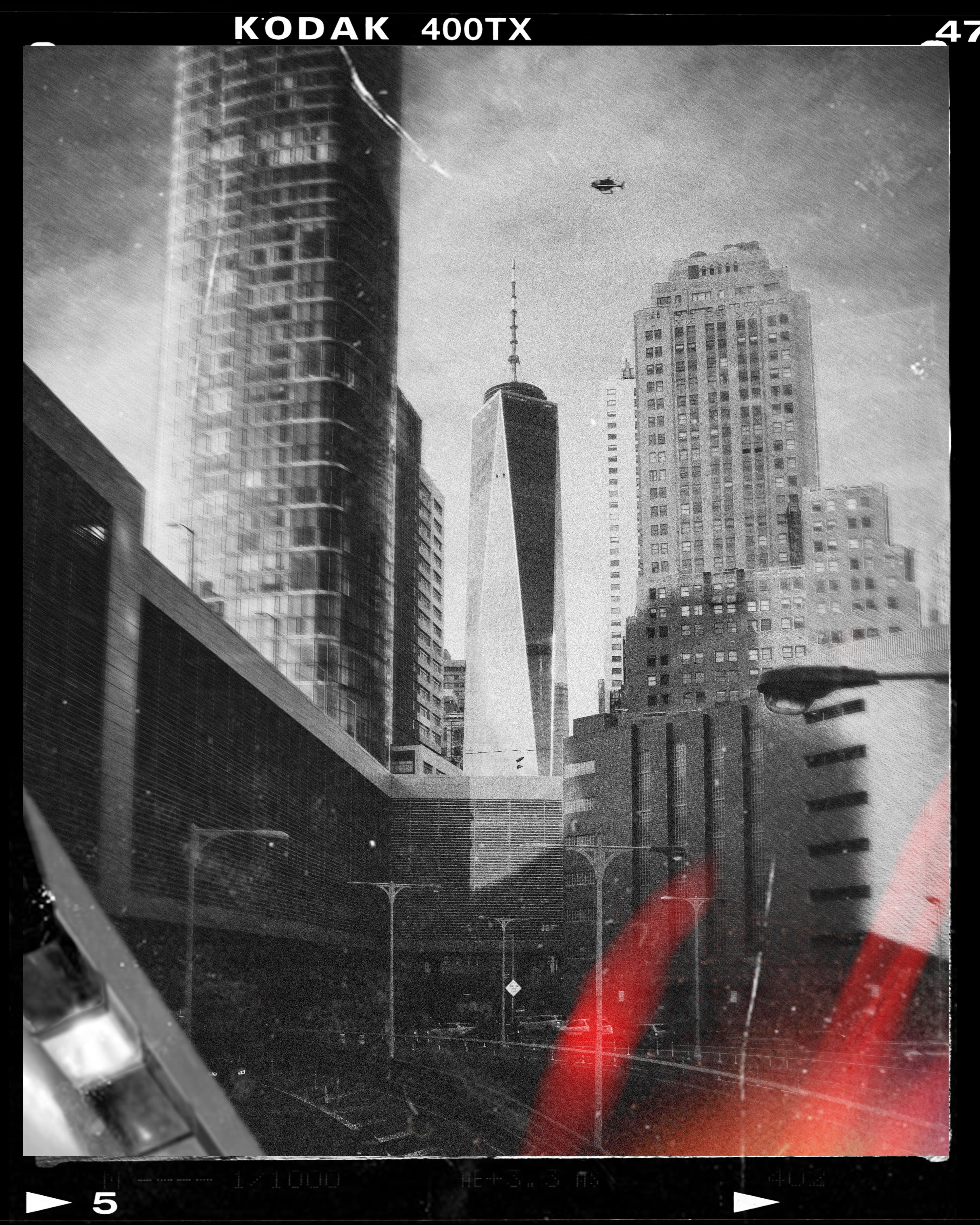 bandw, manhattan - New York City, photo, black And White, 4K, rooftop, cityscape, city Life, kodak, building Exterior, buildings, built Structure, city, Phone HD Wallpaper