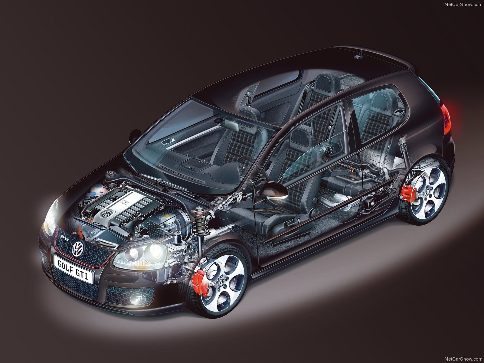 cutaway, volkswagen, gti, 720P, mkv, golf, HD Wallpaper