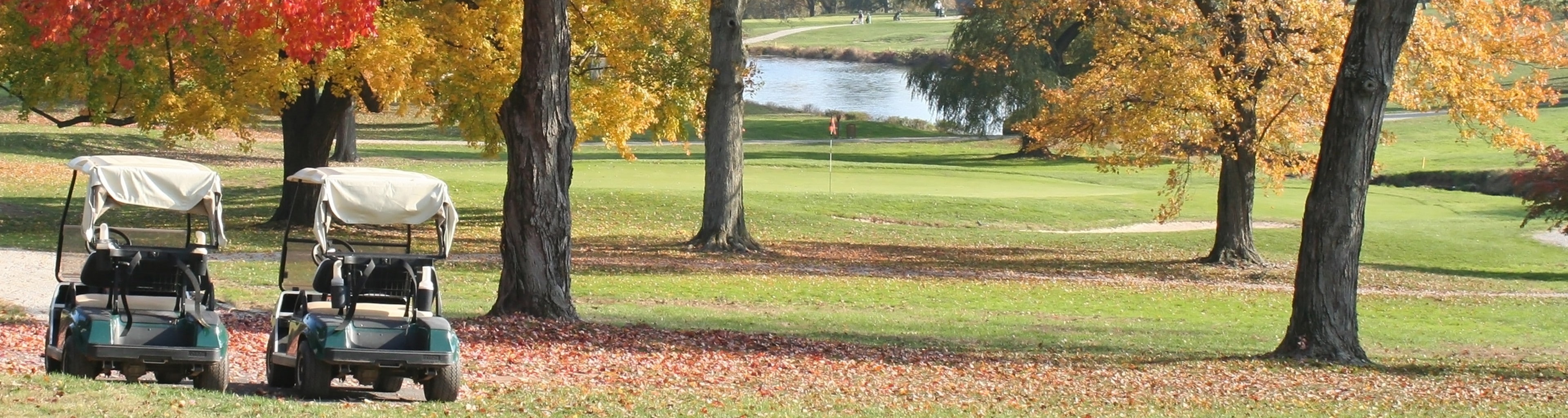 multiple display, golf course, 4K, HD Wallpaper