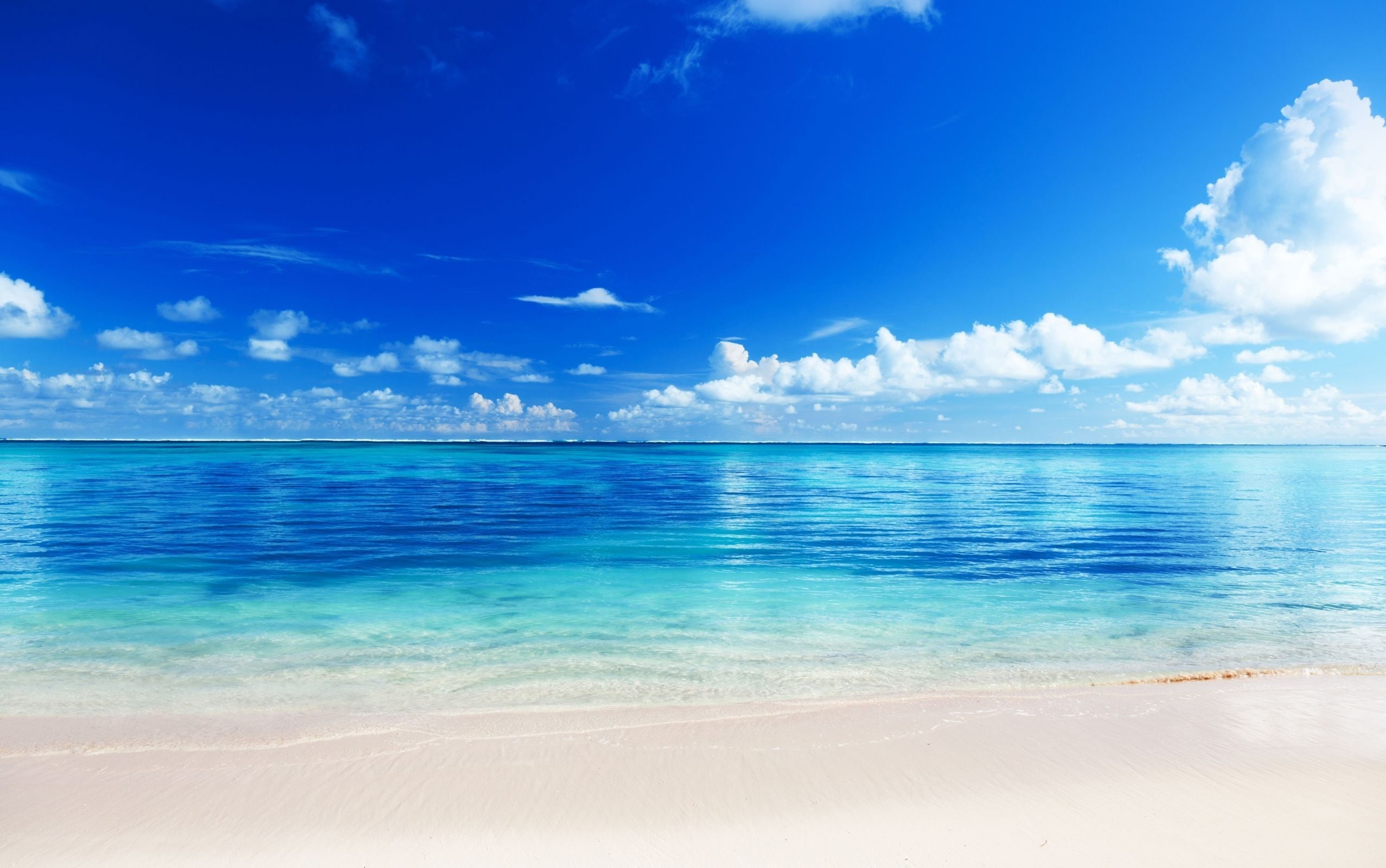 digital, cloud - Sky, backgrounds, summer, seashore, caribbean Sea, sunlight, beauty In Nature, nature, turquoise Colored, cloudscape, travel, wave, 1080P, HD Wallpaper