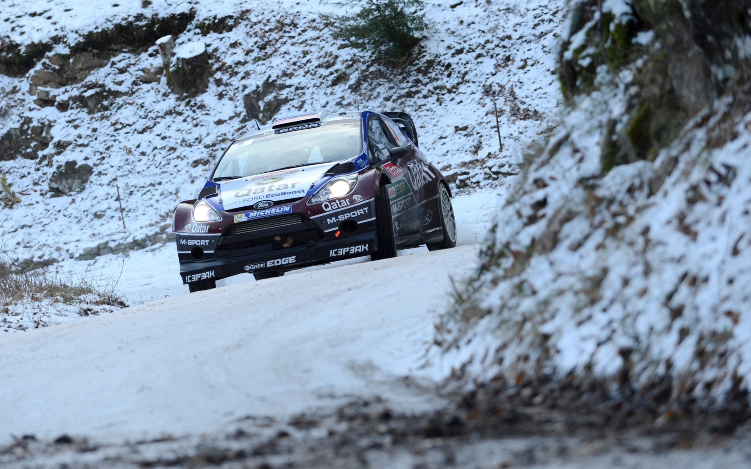 scenics - nature, dirt Road, 4x4, blizzard, sports Car, sport, road trip, black, new, motion, bMW, white color, mode of Transport, ford fiesta, transportation, HD Wallpaper