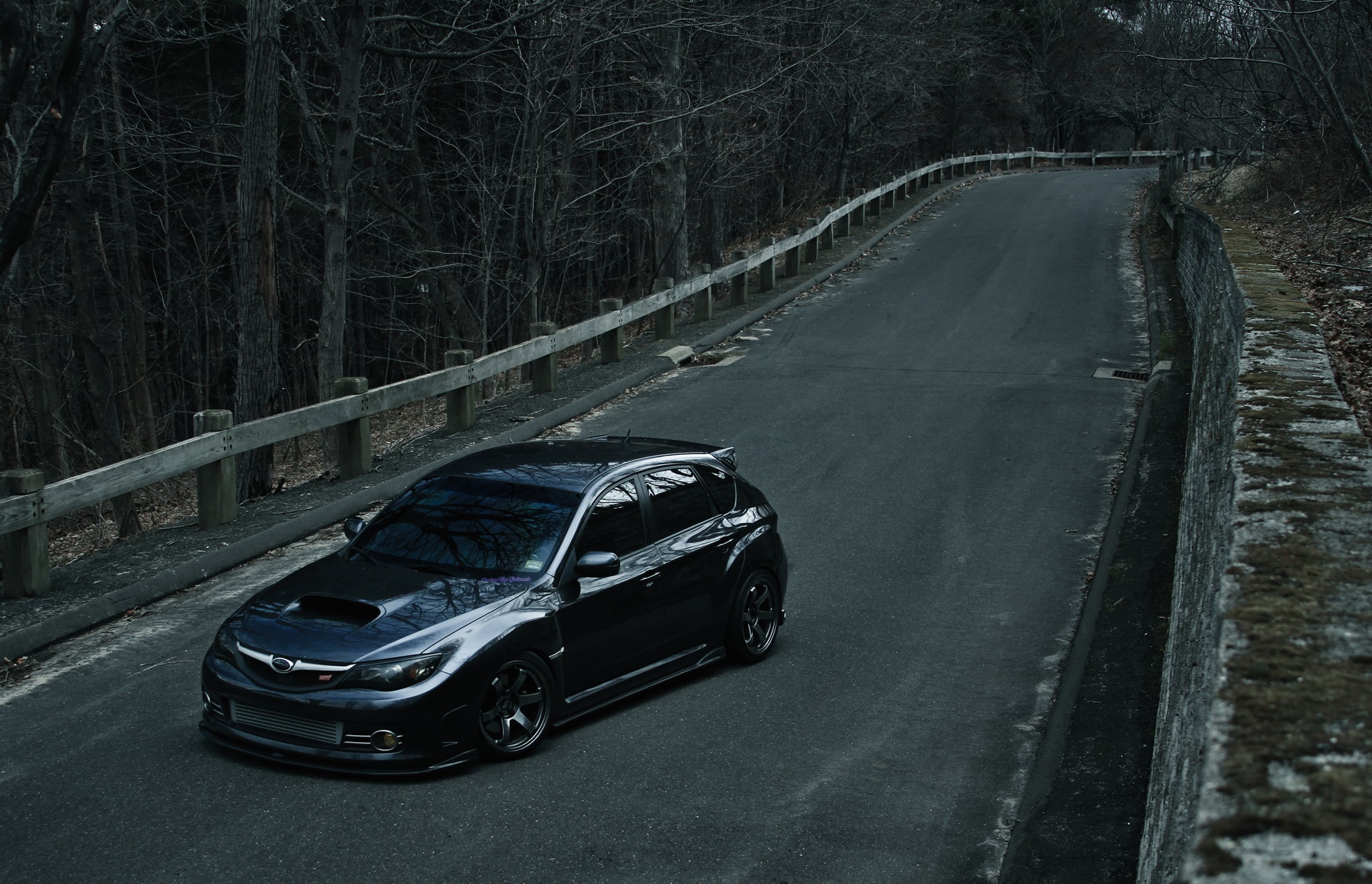 city, transportation, WRX STI, sport, mode of Transport, direction, mode of transportation, door, gray, sports Car, Subaru, motion, crash barrier, winter, HD Wallpaper