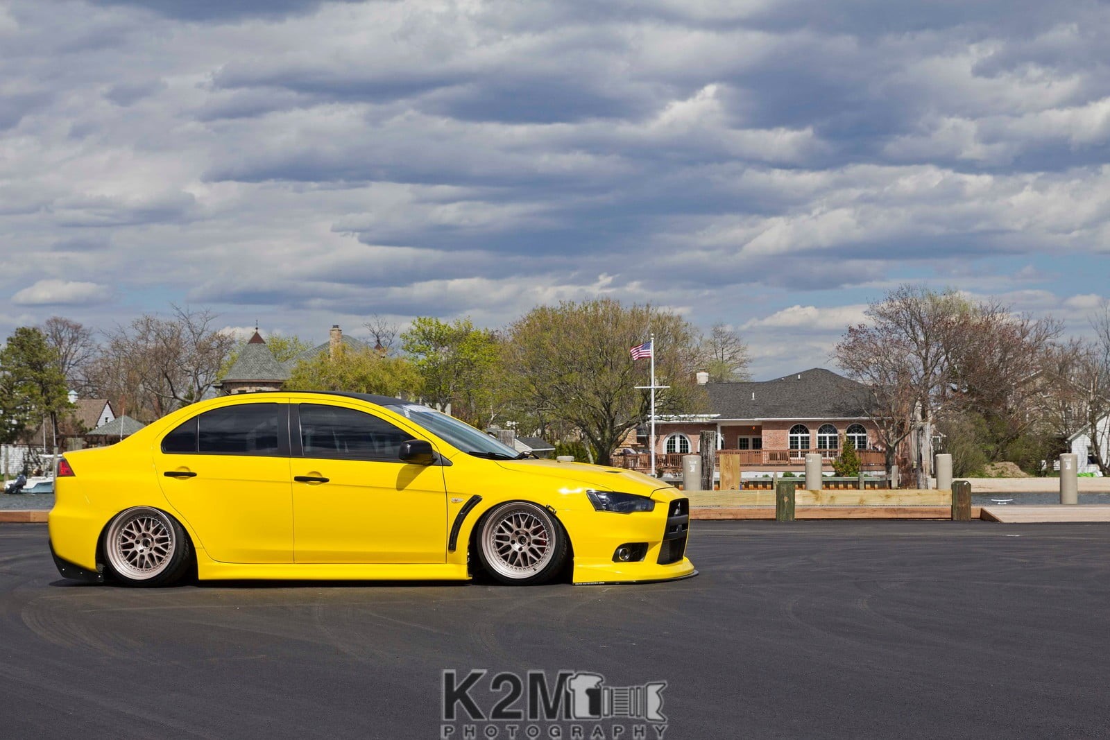 no people, yellow, 720P, transportation, red, outdoors, yellow cars, taxi, nature, sign, sky, car, hatchback, vehicle, motor vehicle, Mitsubishi, land vehicle, HD Wallpaper