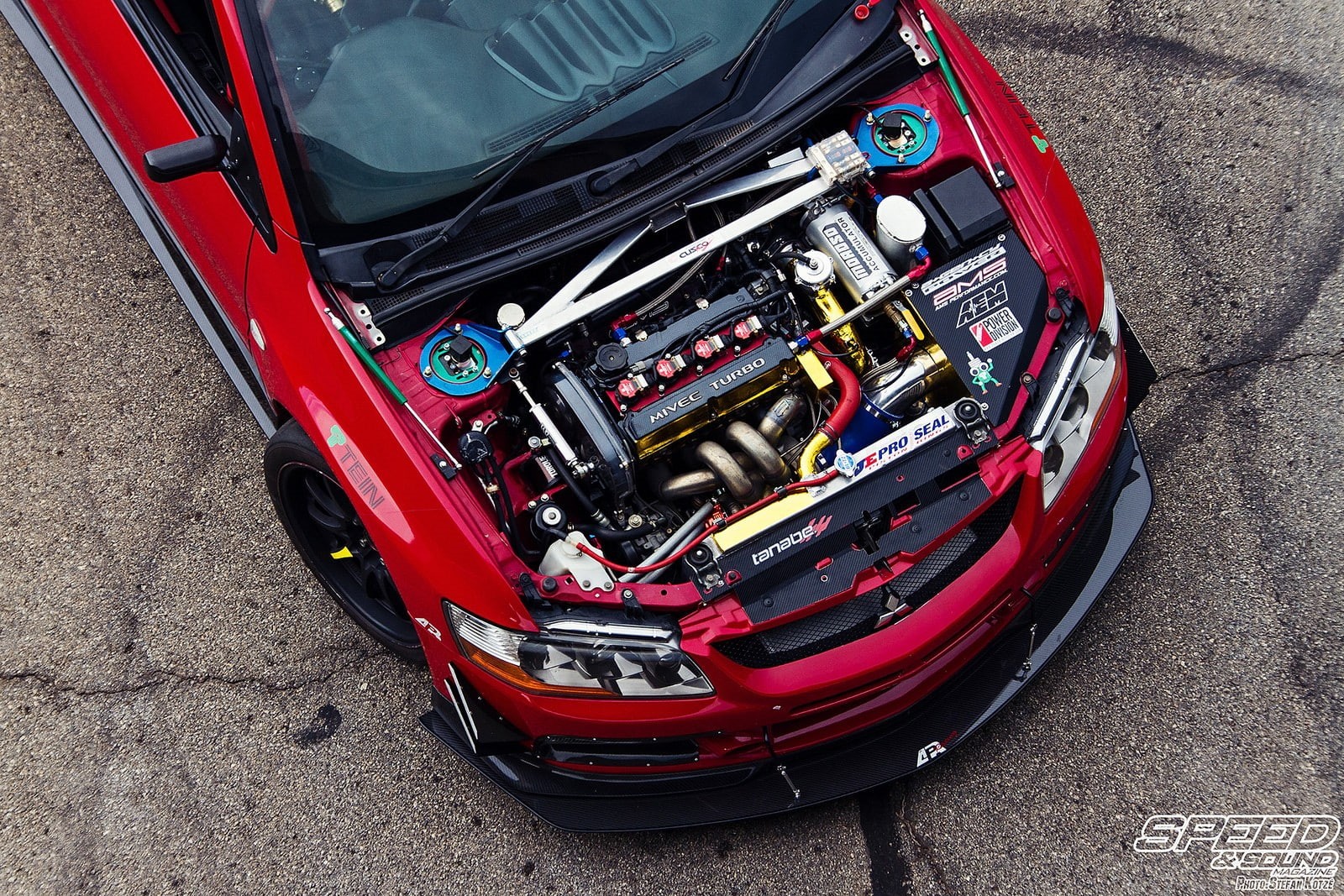 Mitsubishi Lancer Evolution IX, StanceNation, Mitsubishi Lancer, 720P, Stance, HD Wallpaper