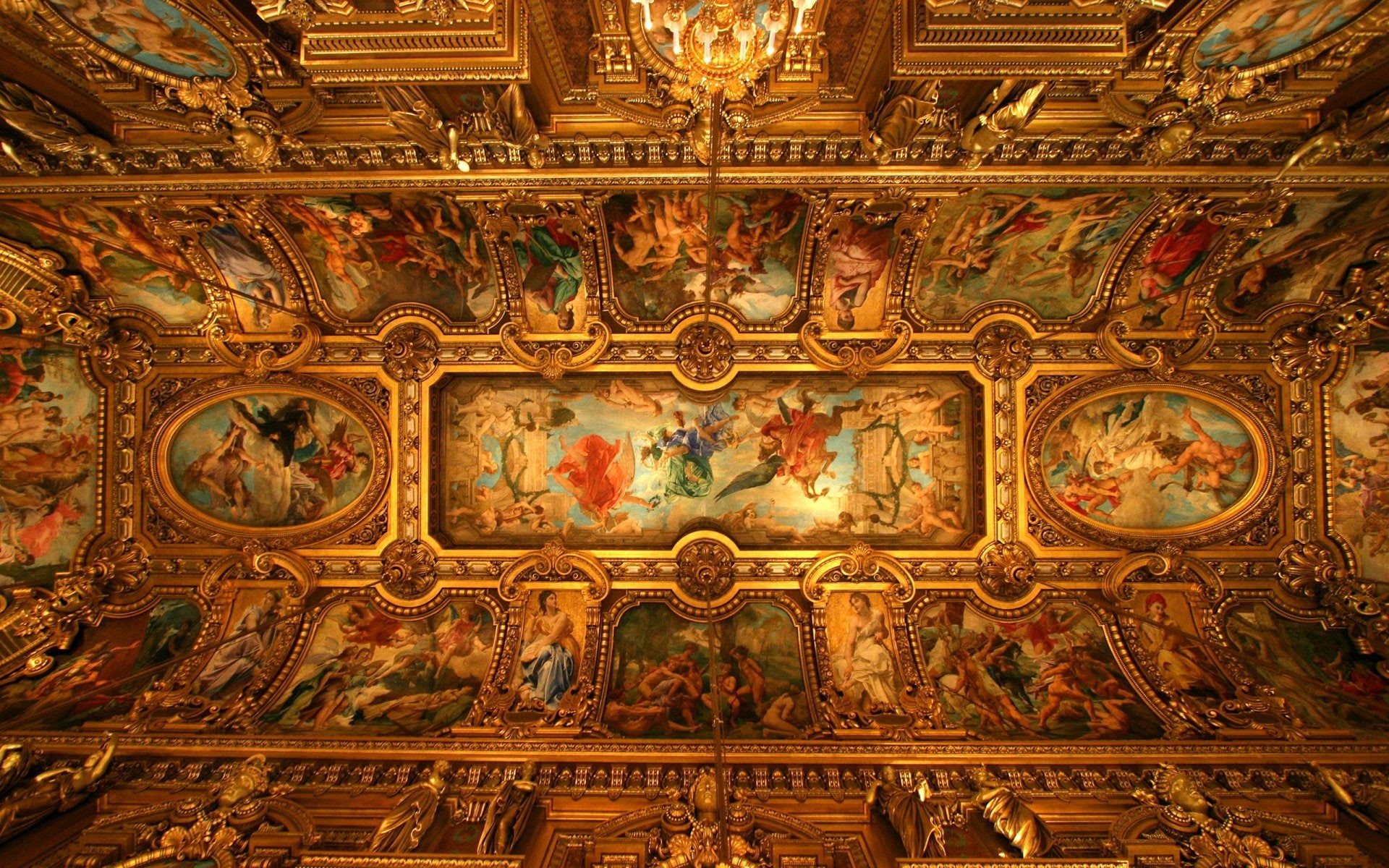 human representation, craft, travel destinations, architecture, Religious, place of worship, ceiling, the past, 1080P, representation, carving, indoors, HD Wallpaper