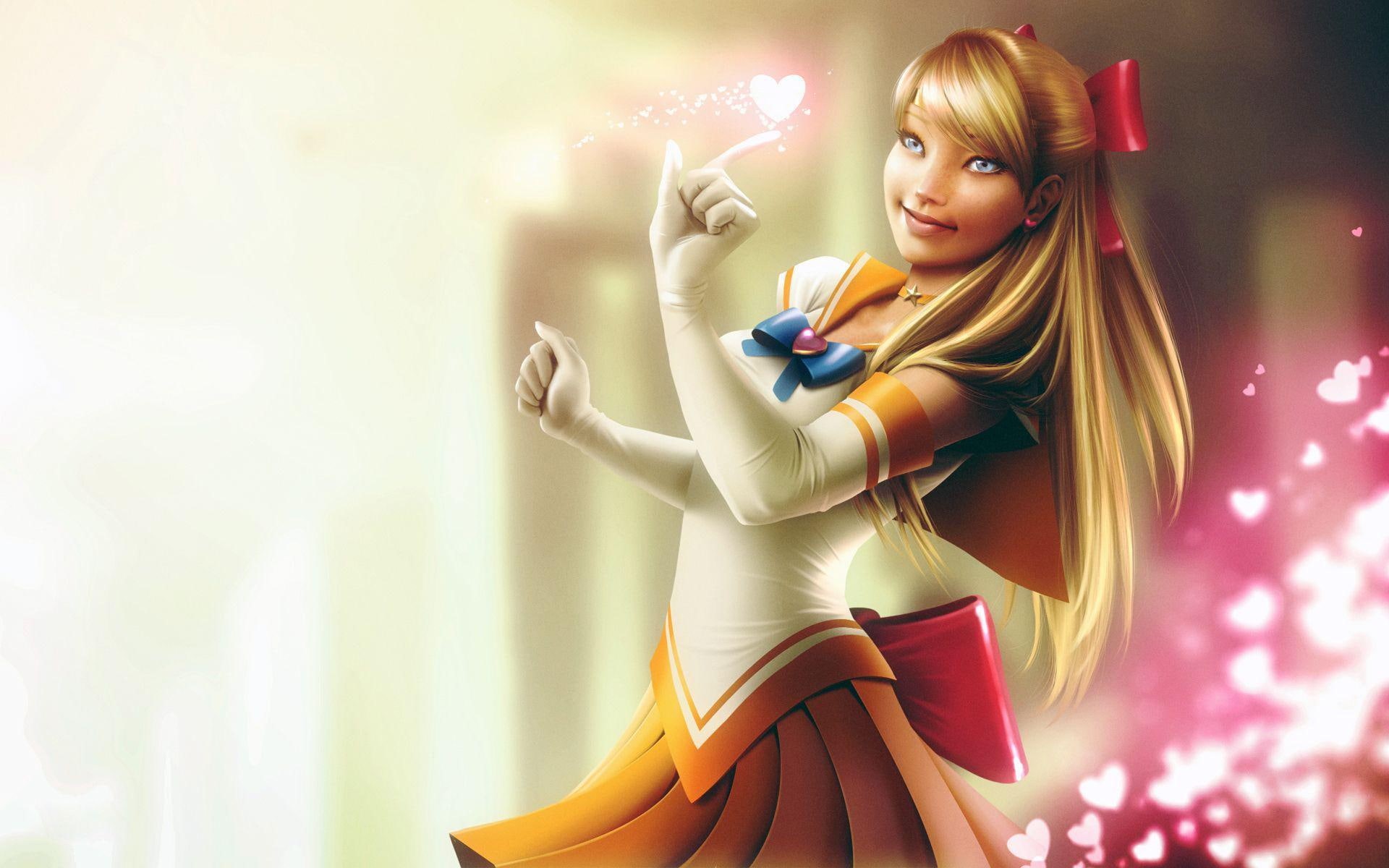 sailor, sailormoon, 1080P, sailor moon, anime, 1920x1200, illustration, moon, HD Wallpaper
