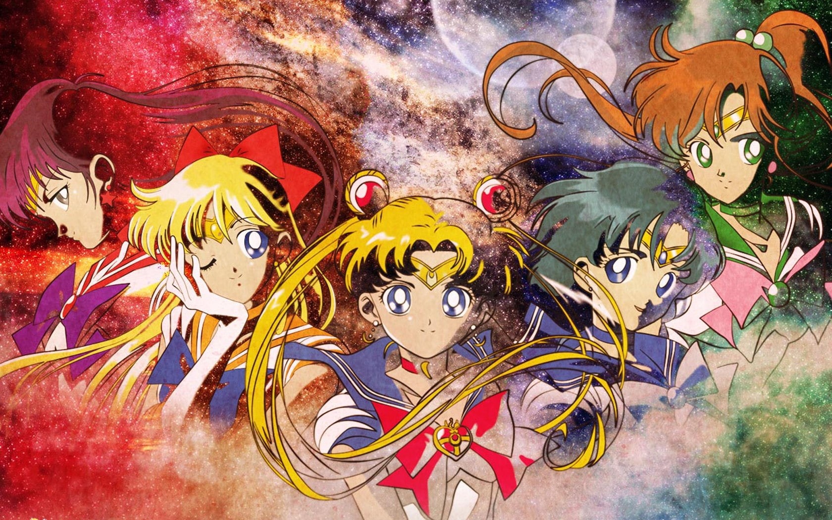 720P, Sailor Moon, anime, x, moon, art, sailor, hd, HD Wallpaper