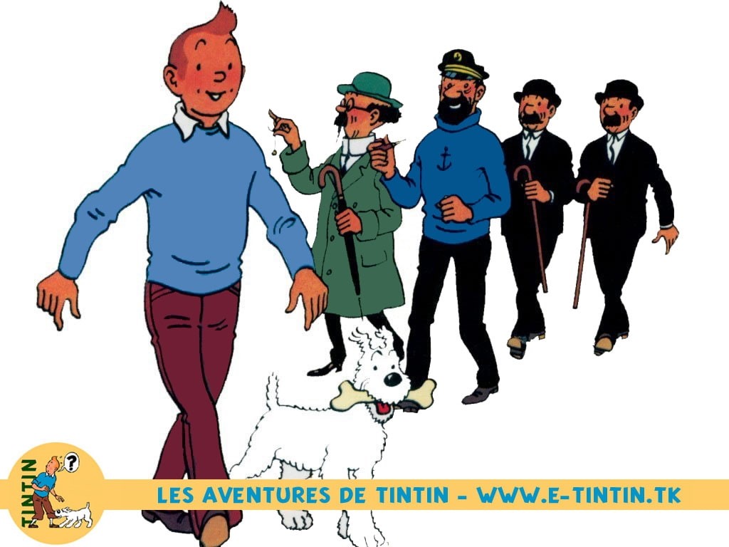Cool, Cartoons, series, tv, cartoon, art, Comic, 480P, entertainment, dog, Colored, tintin, hd, HD Wallpaper