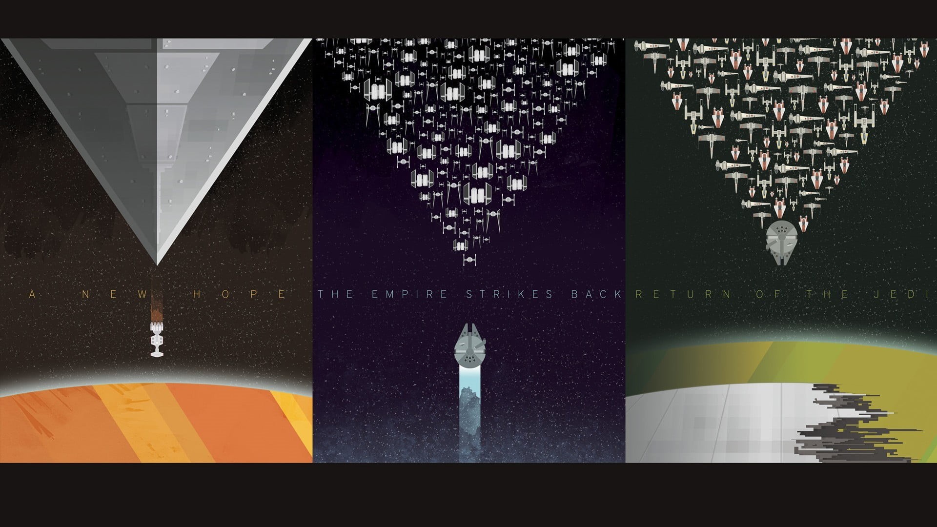 night, collage, digital composite, triangle, art, auto post production filter, space, illustration, no people, architecture, backdrop, tourism, artwork, HD Wallpaper