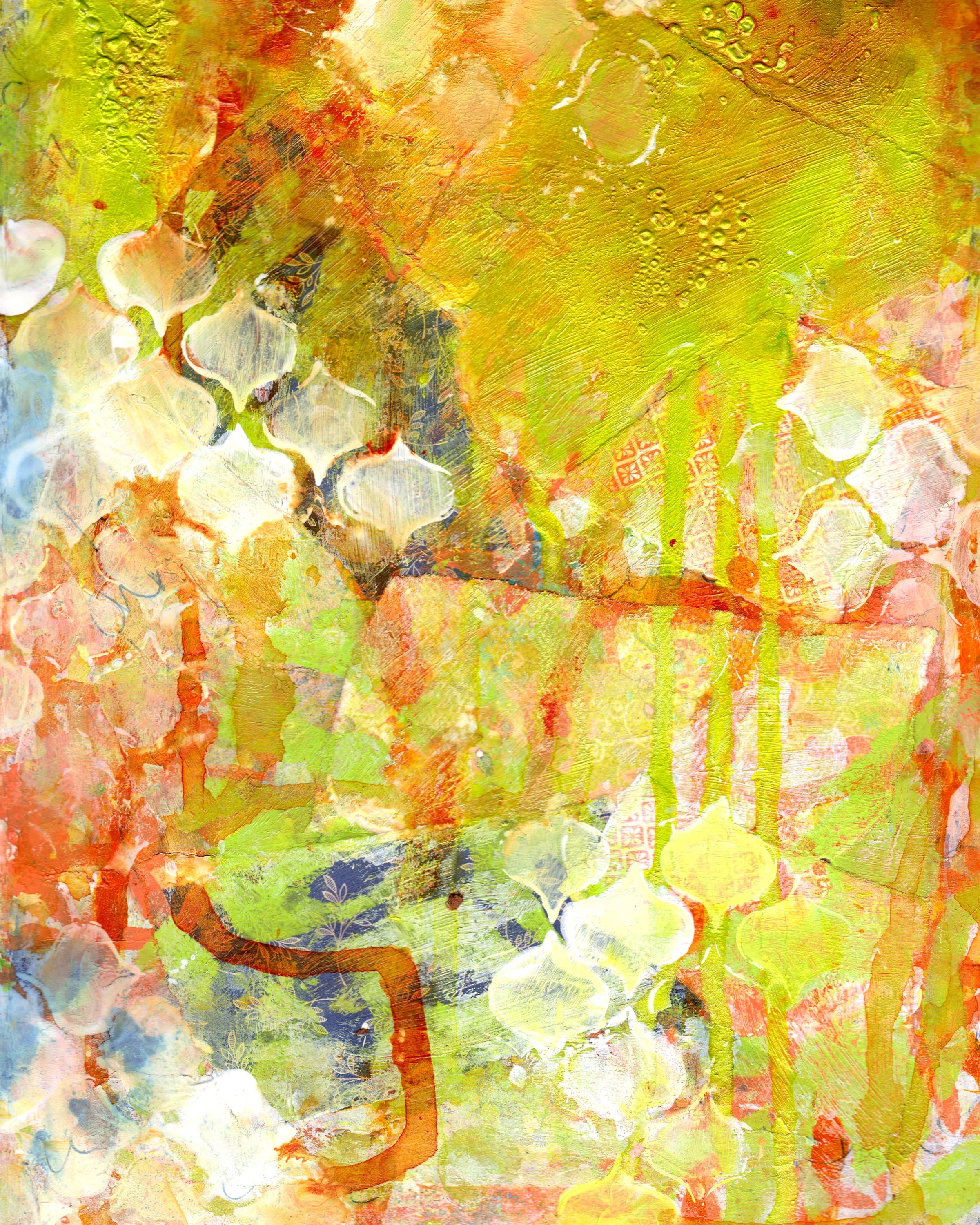 green color, art and craft, paint, flow, liquid, acrylic, creativity, brush stroke, mixed media, paintings, modern, oil painting, ink, orange color, grunge, Phone HD Wallpaper