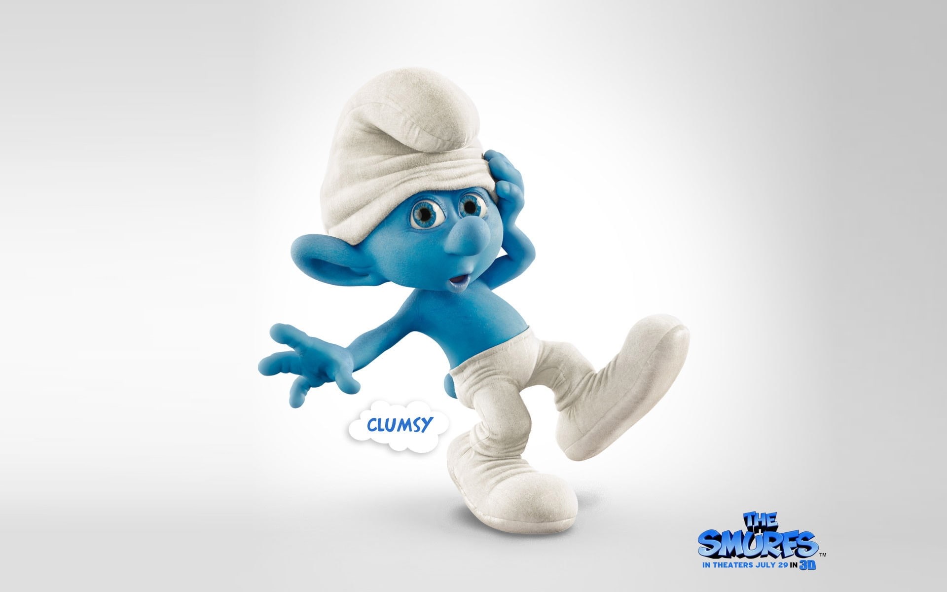 smurfs, clumsy, The Smurfs 2, 1080P, HD Wallpaper