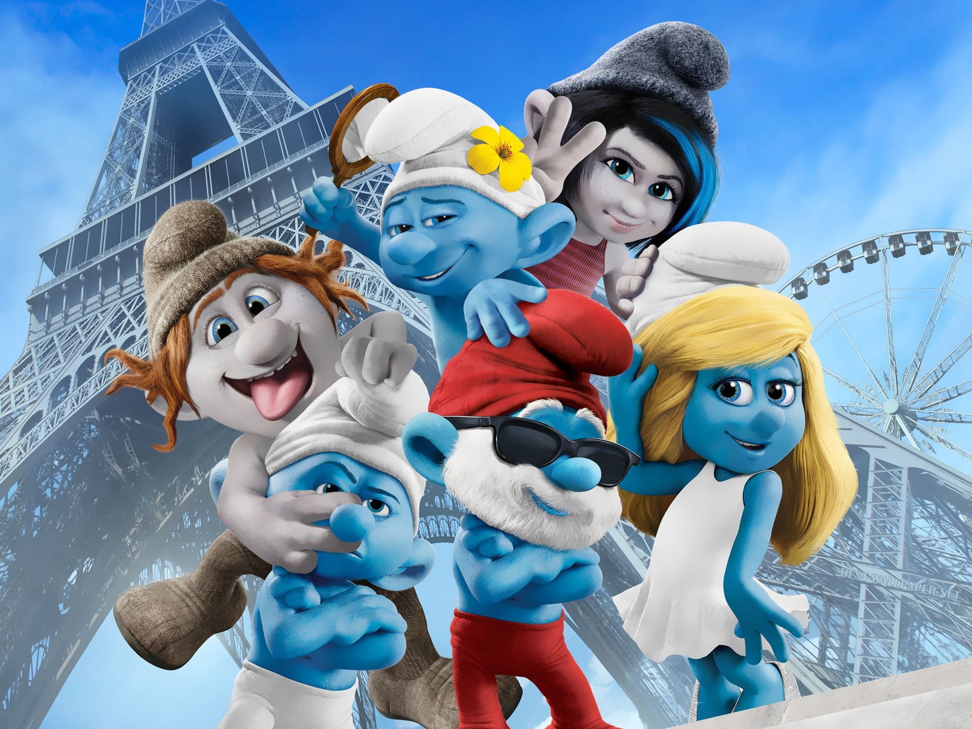 1080P, HD, Smurfs, HD Wallpaper