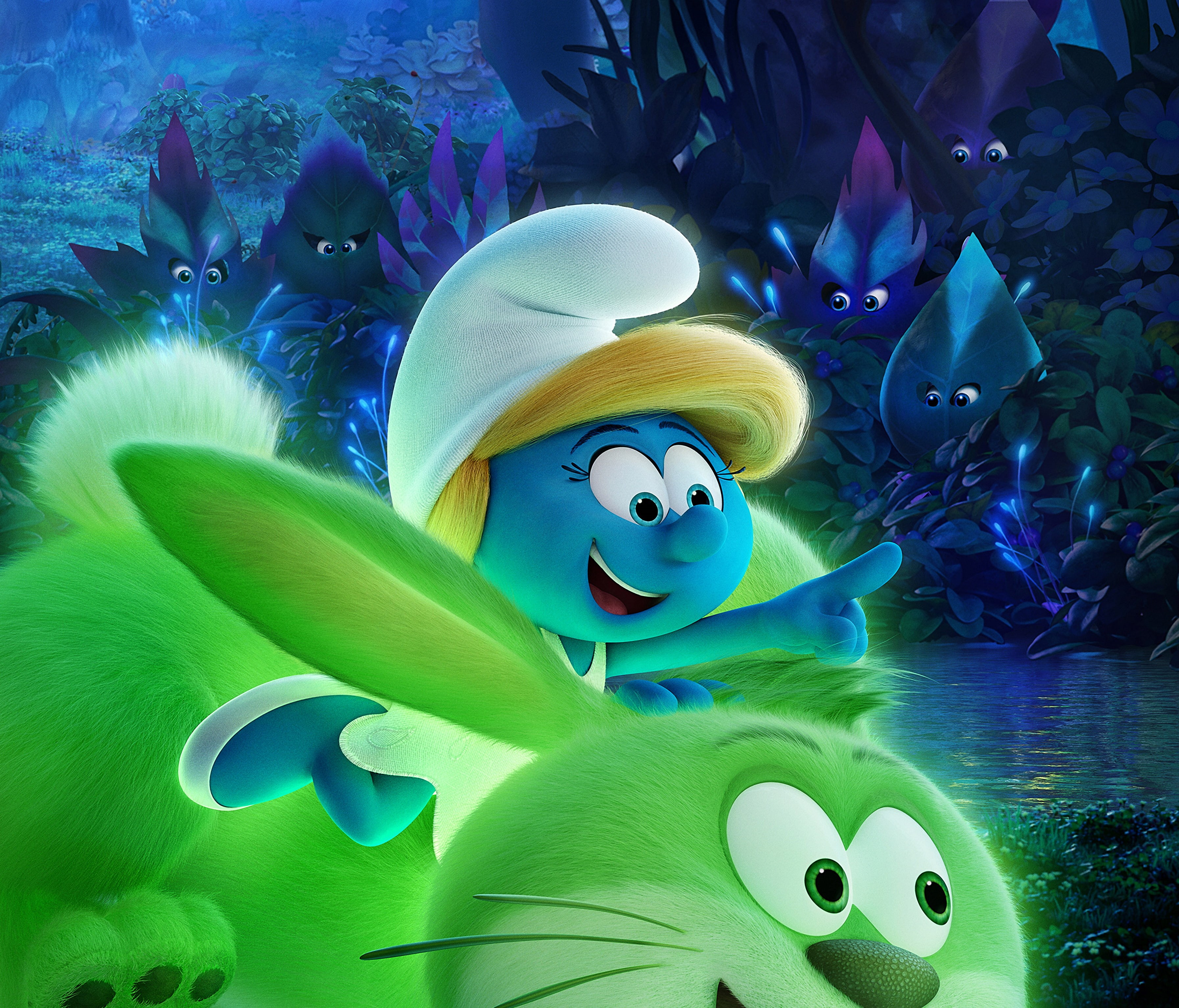2K, 4K, Smurfs: The Lost Village, Smurfette, Animation, HD Wallpaper
