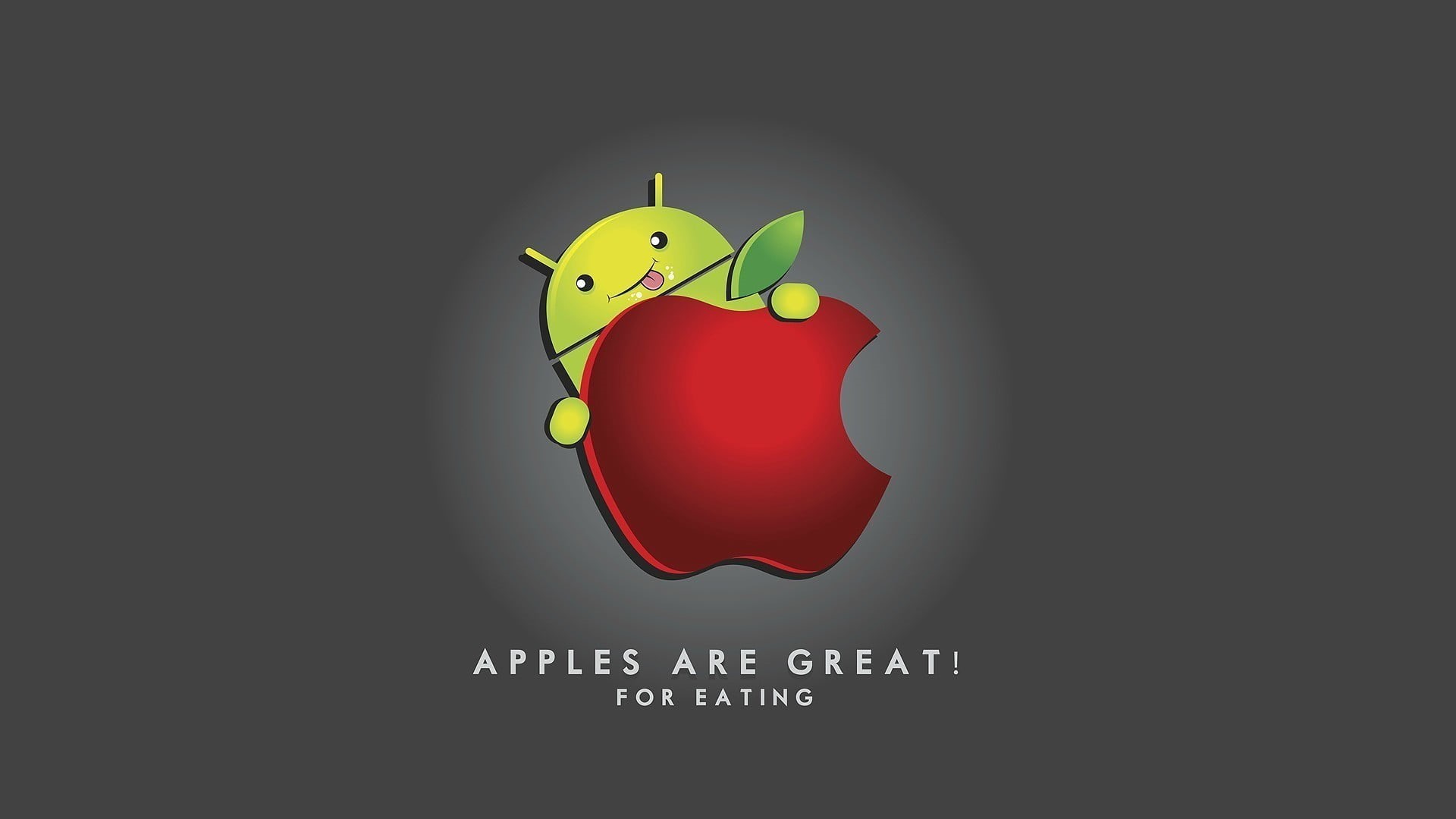 great, single object, Apple Inc., text, representation, healthy eating, close-up, western script, studio shot, 1080P, food and drink, eating, Android (operating system), HD Wallpaper