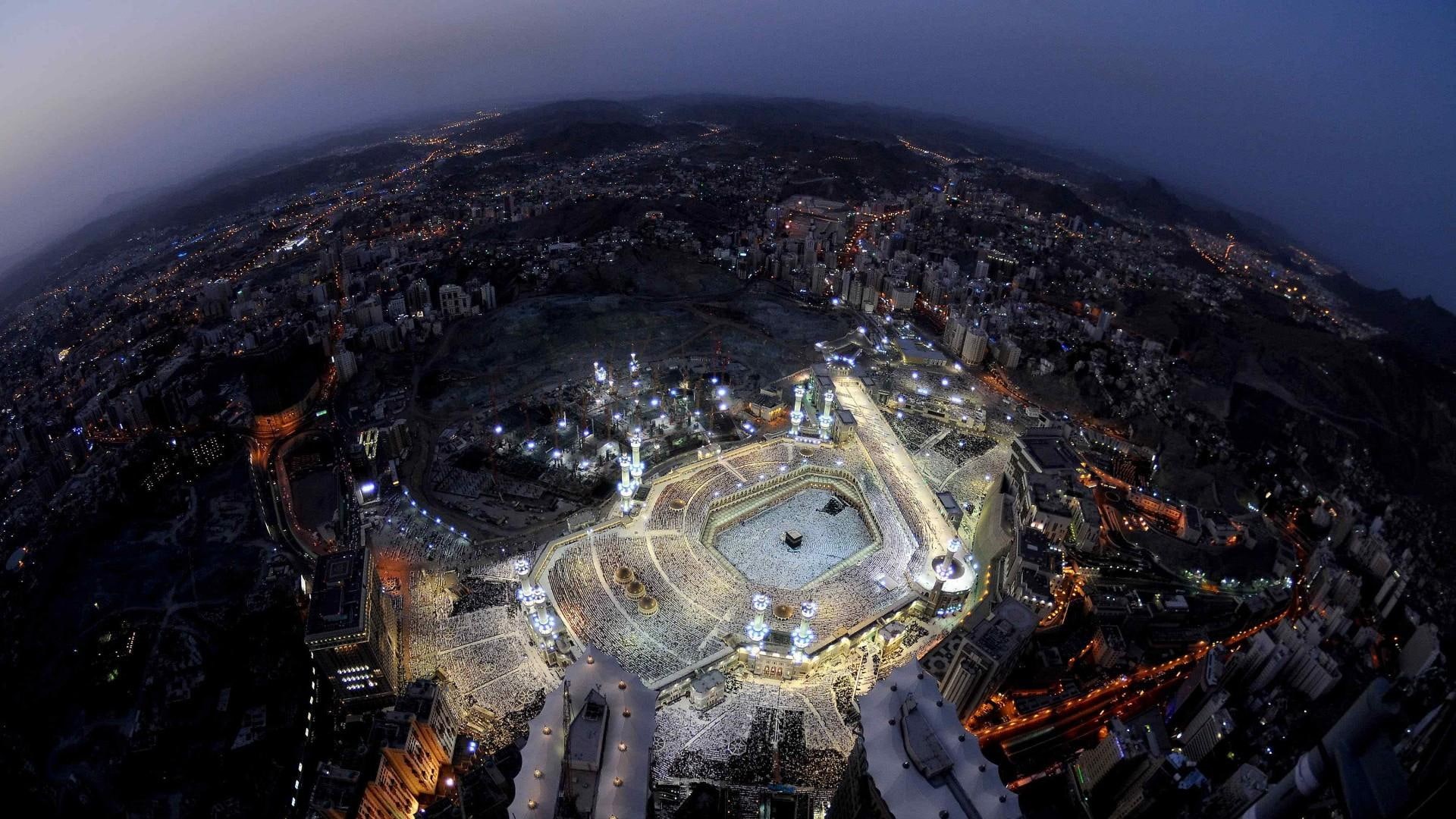 religion, spiritual, prayer, city, god, kaaba, 1080P, HD Wallpaper