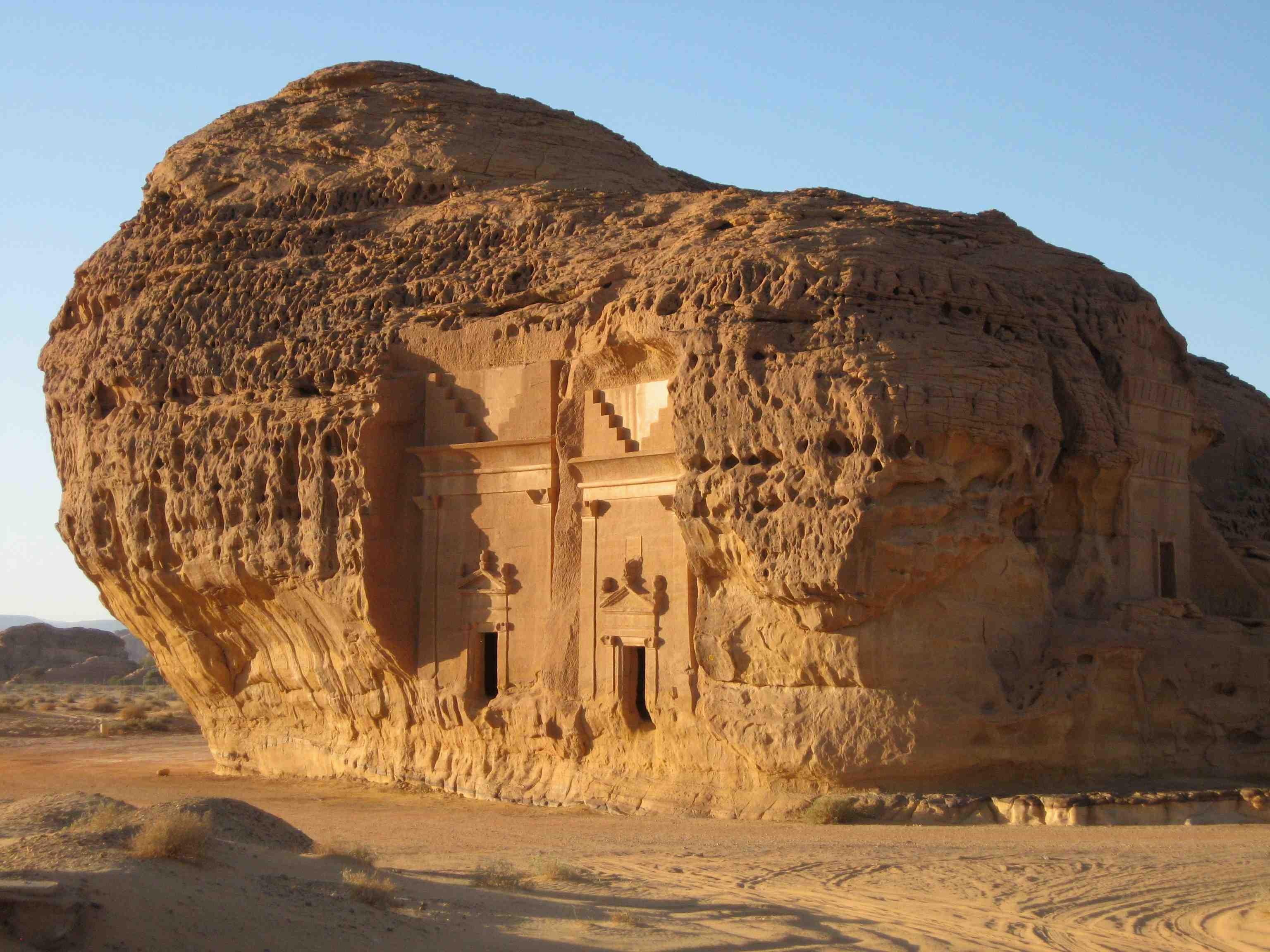 landscape, rock, archaeological, mada, 2K, saudi-arabia, seleh, HD Wallpaper