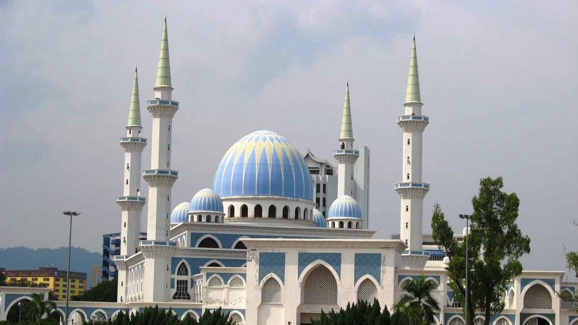 1080P, malaysia, masjid, religion, no people, sky, history, arch, travel, travel destinations, place of worship, tourism, outdoors, nature, architecture, HD Wallpaper