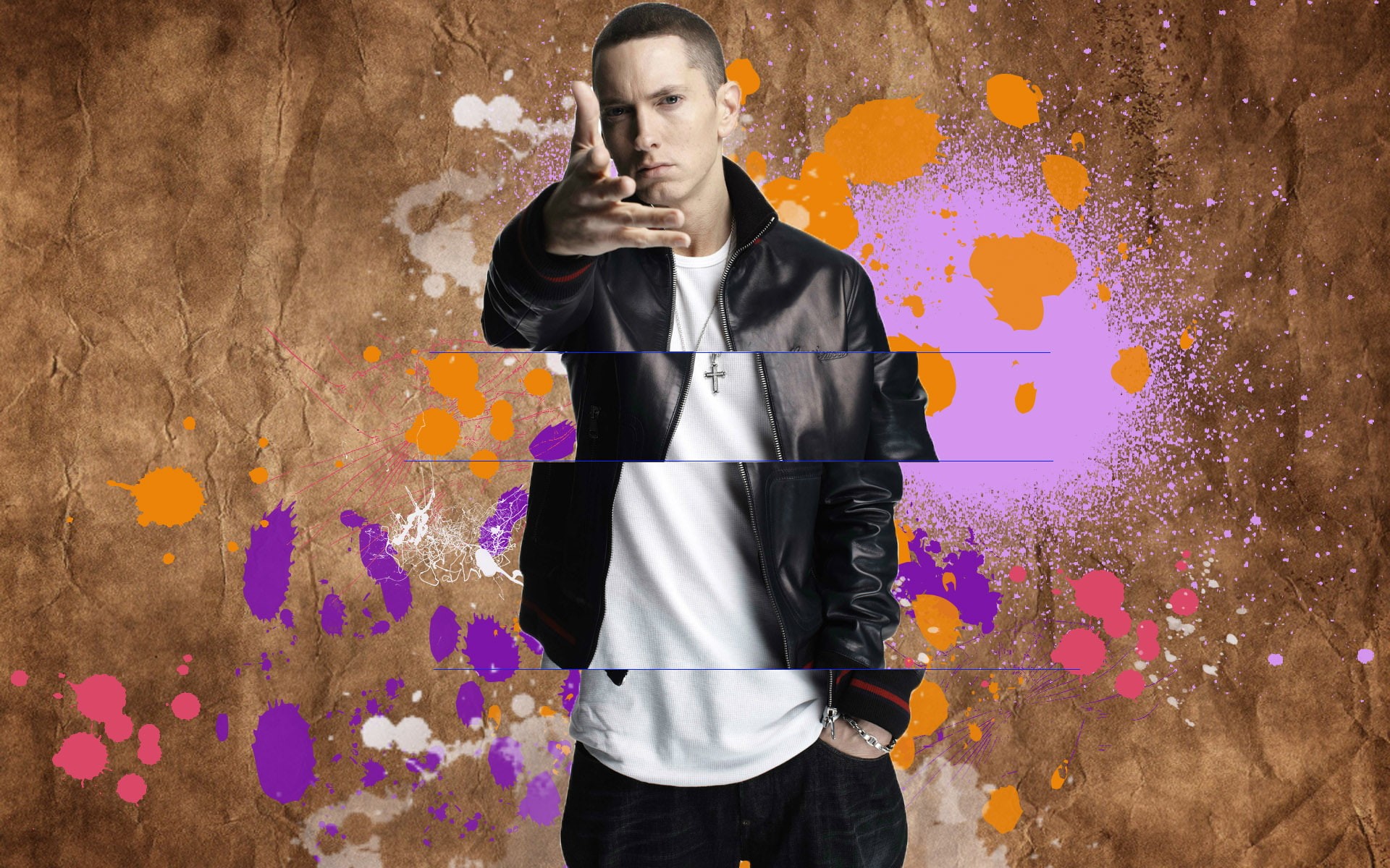 texture, template, Eminem, 1080P, men, HD Wallpaper