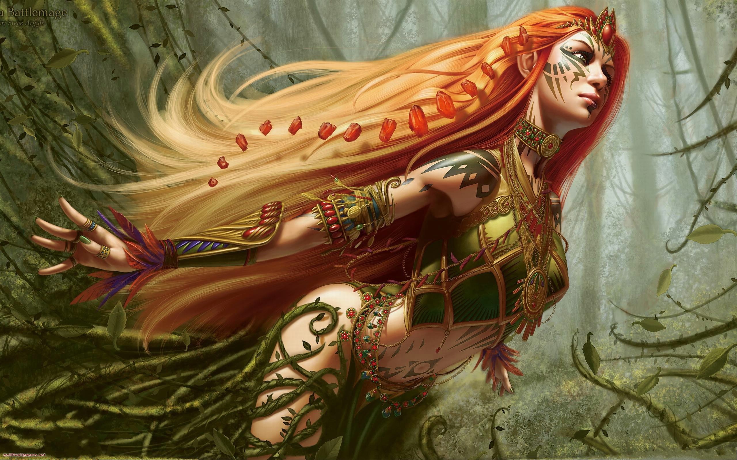 hd, gathering, magic, 2K, fantasy, HD Wallpaper
