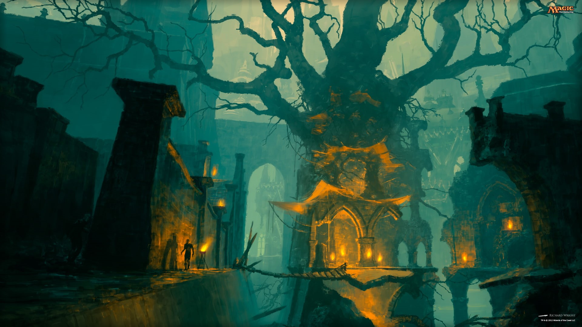 fantasy, 1080P, tree, magic, gathering, hd, the, HD Wallpaper