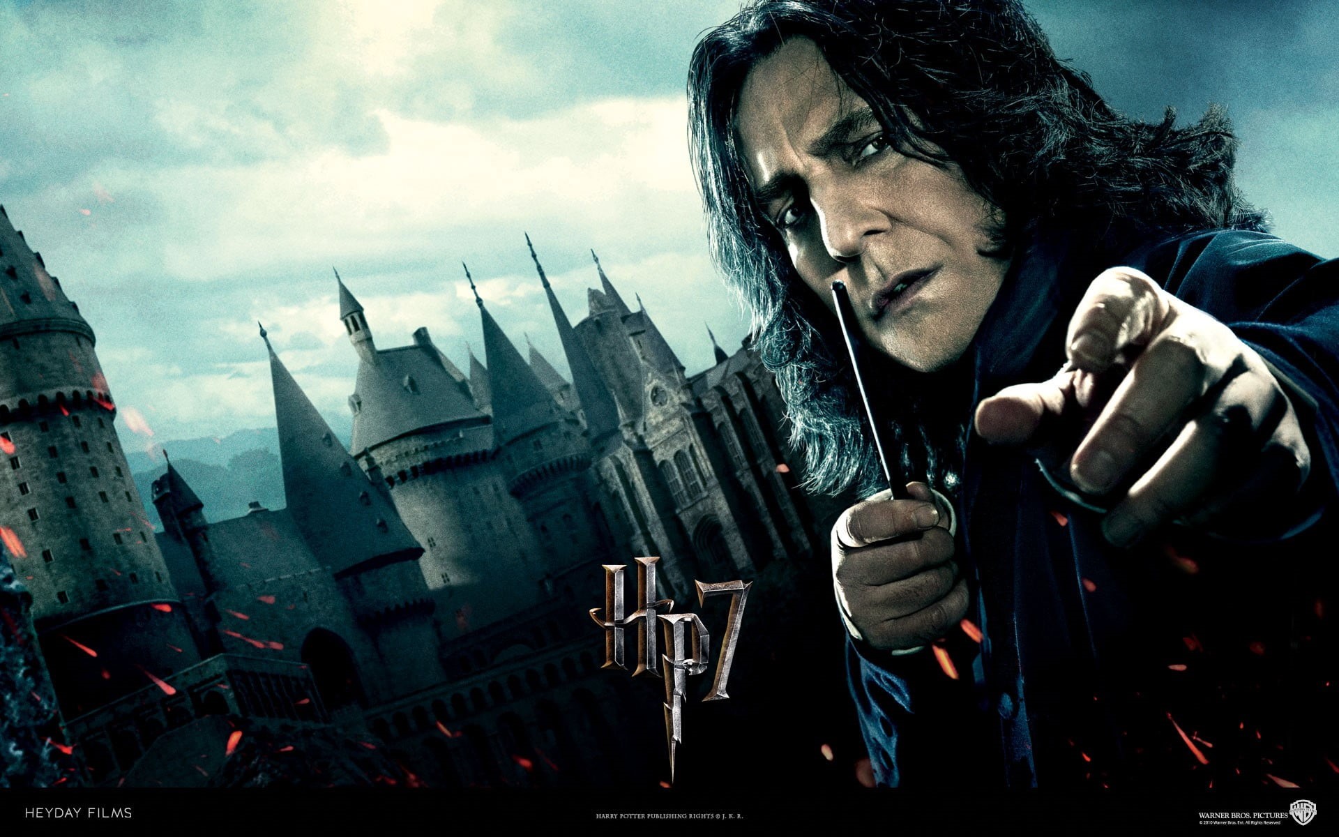 looking, sky, front view, lifestyles, young men, Harry potter and the deathly hallows, real people, day, looking away, mid adult men, architecture, Severus snape, HD Wallpaper