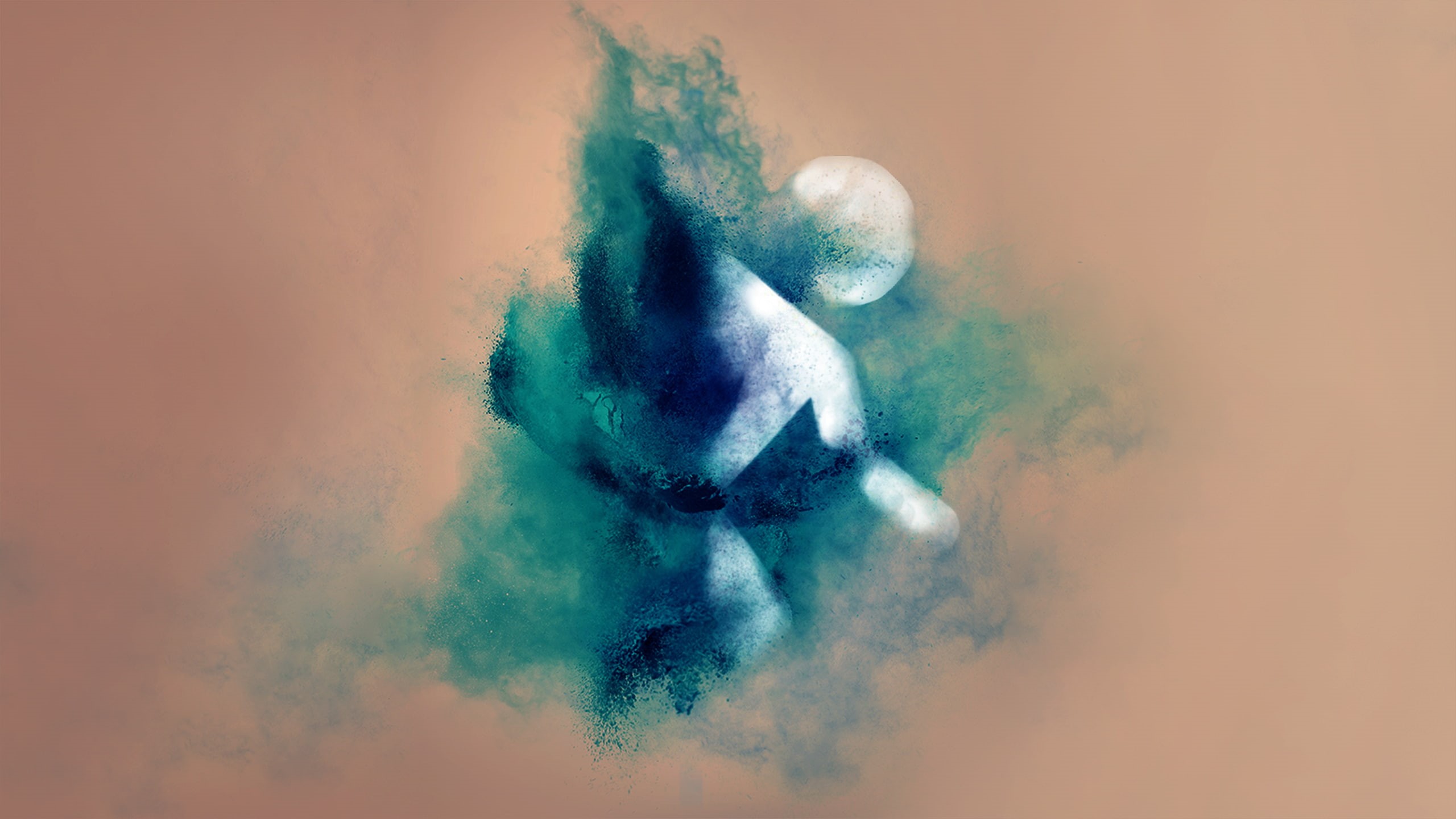 creativity, powder explosion, abstract, body part, indoors, emotion, Portal (game), smoke - physical structure, nature, motion, art and craft, people, impact, HD Wallpaper